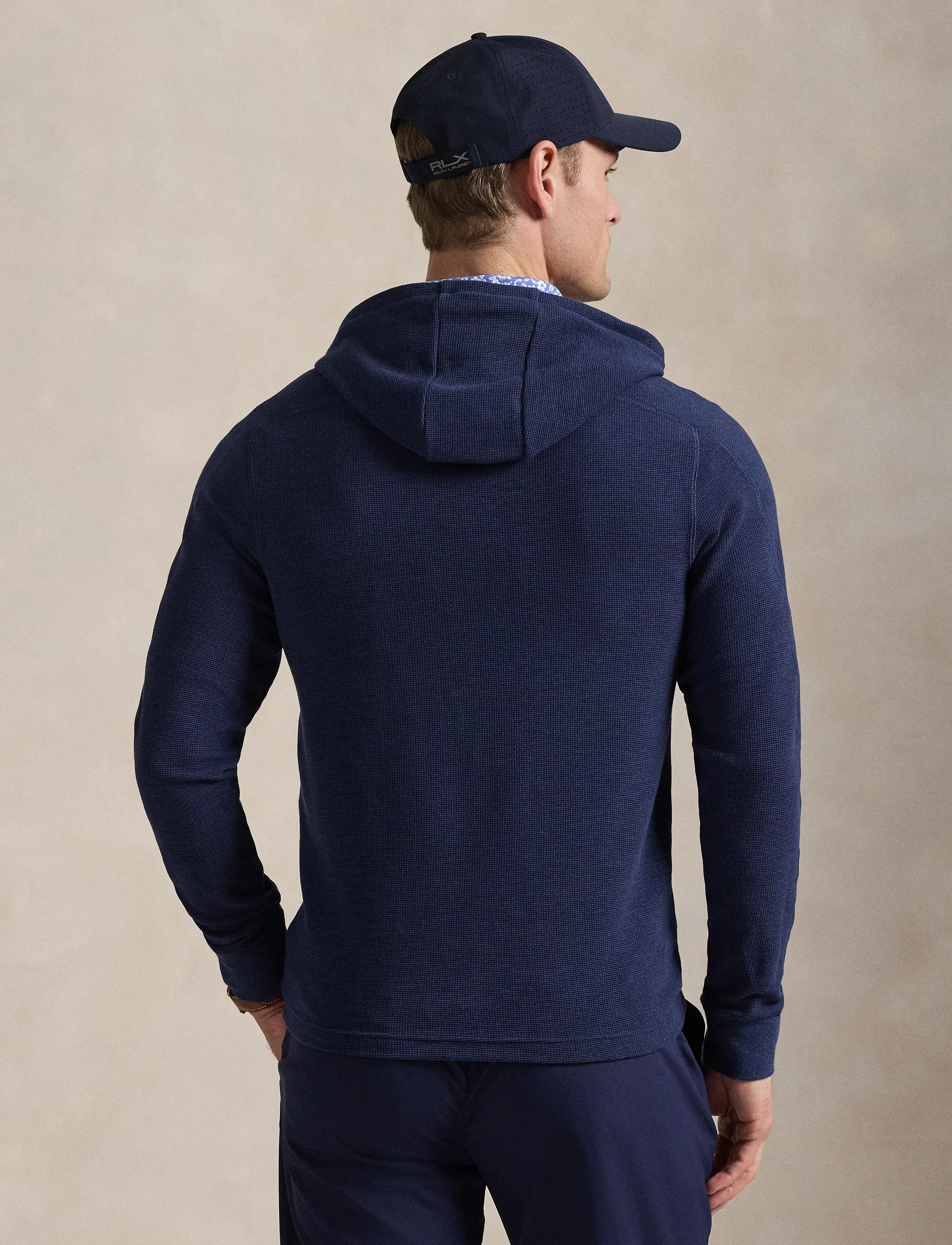 Performance Waffle-Knit Hoodie 4
