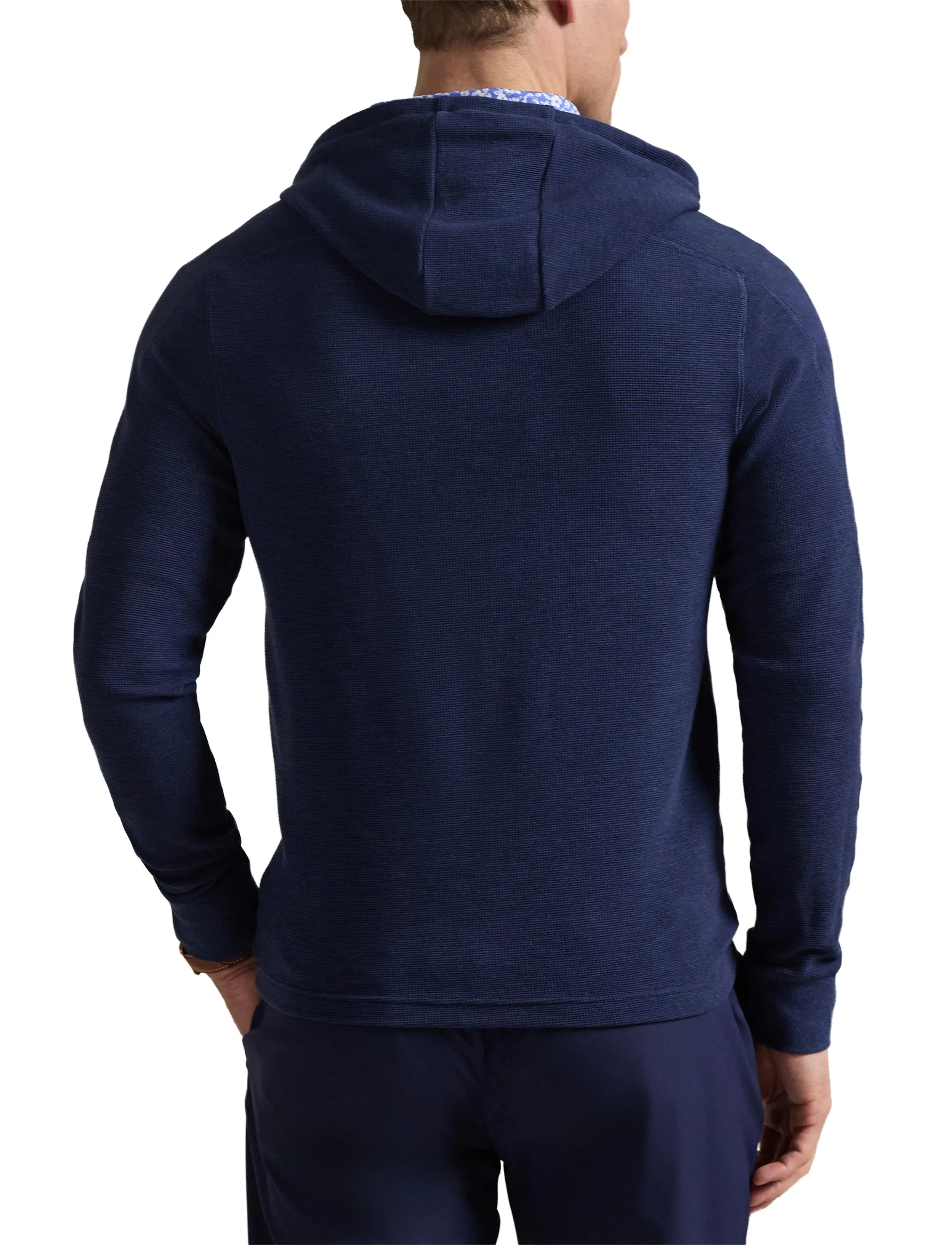 Performance Waffle-Knit Hoodie 5