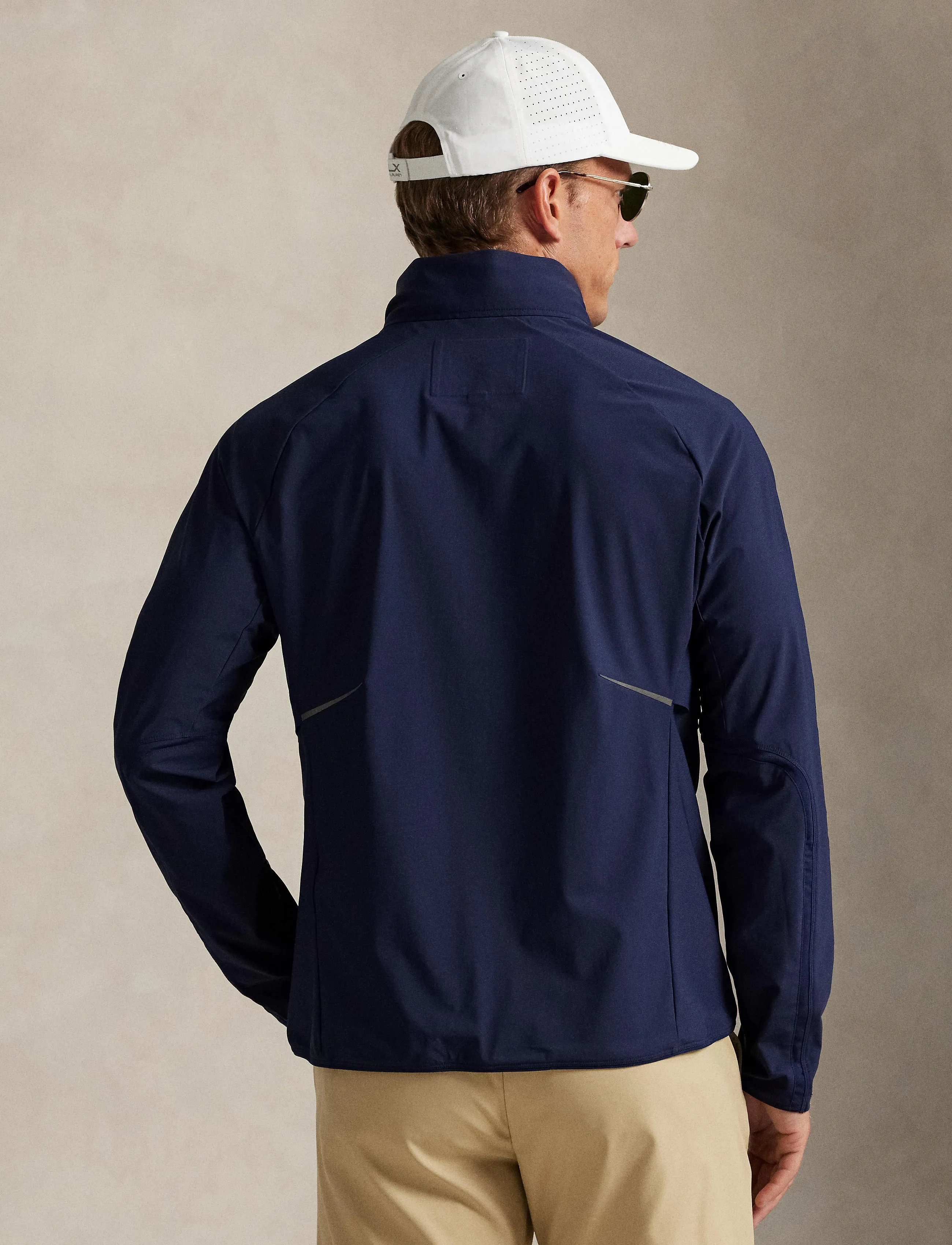Ralph Lauren Golf Lightweight Hooded Jacket, XL, Navy, Sport Jackets > Sport Golf Jackets, Herre