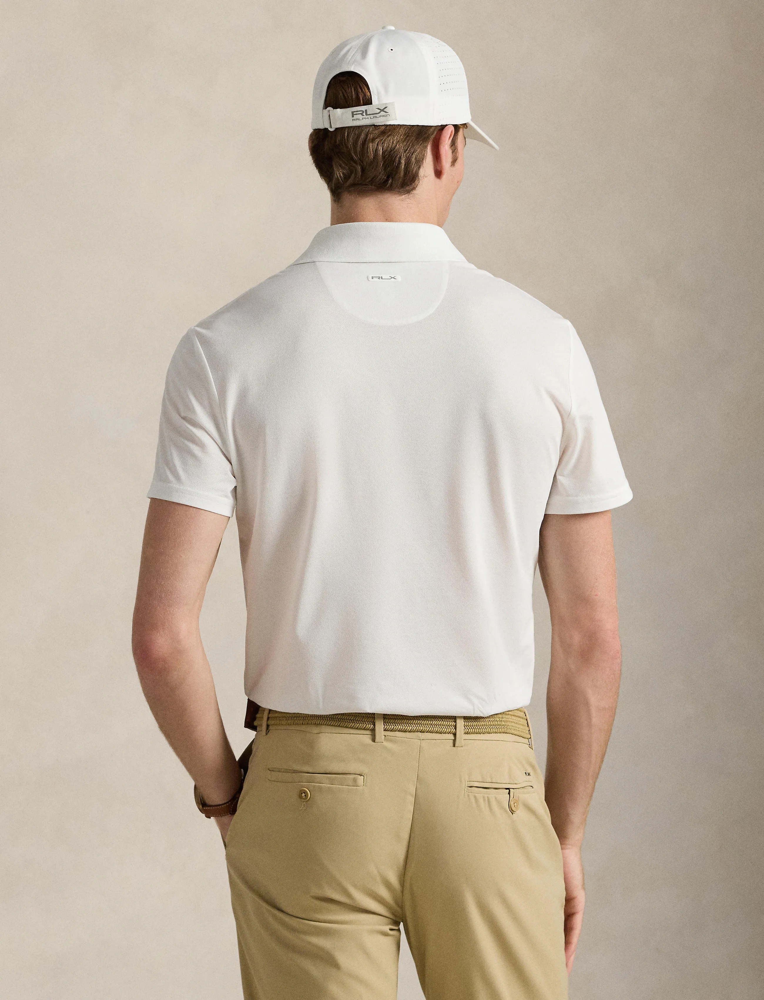 Ralph Lauren Golf - Tailored Fit Performance Polo Shirt - toppe & t-shirts - ceramic white - 3