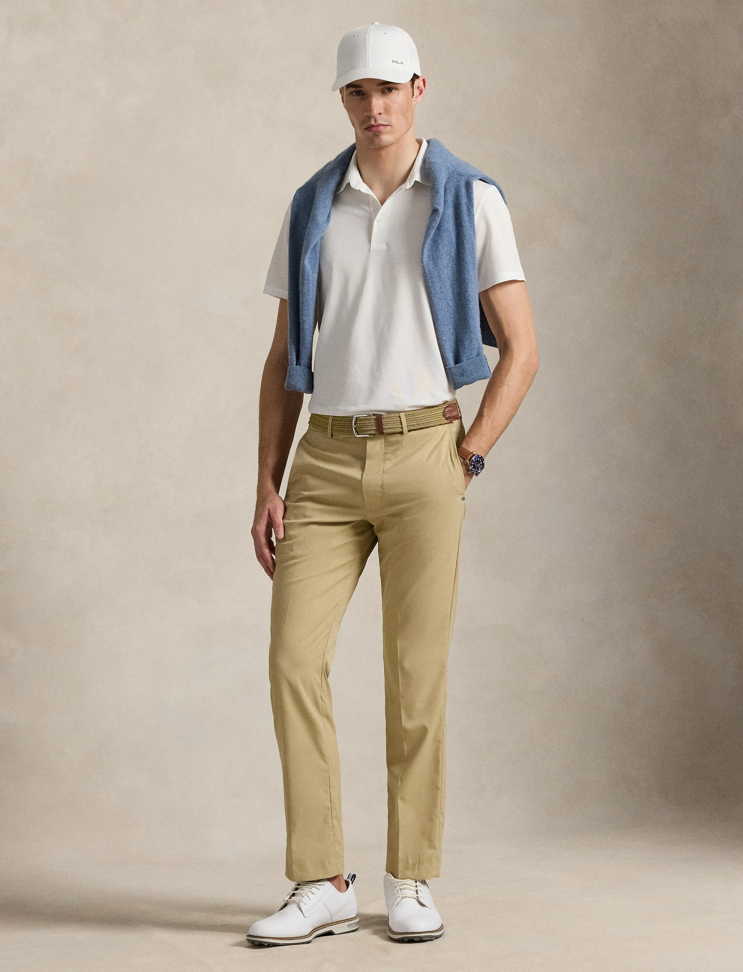 Ralph Lauren Golf - Tailored Fit Performance Polo Shirt - toppe & t-shirts - ceramic white - 5