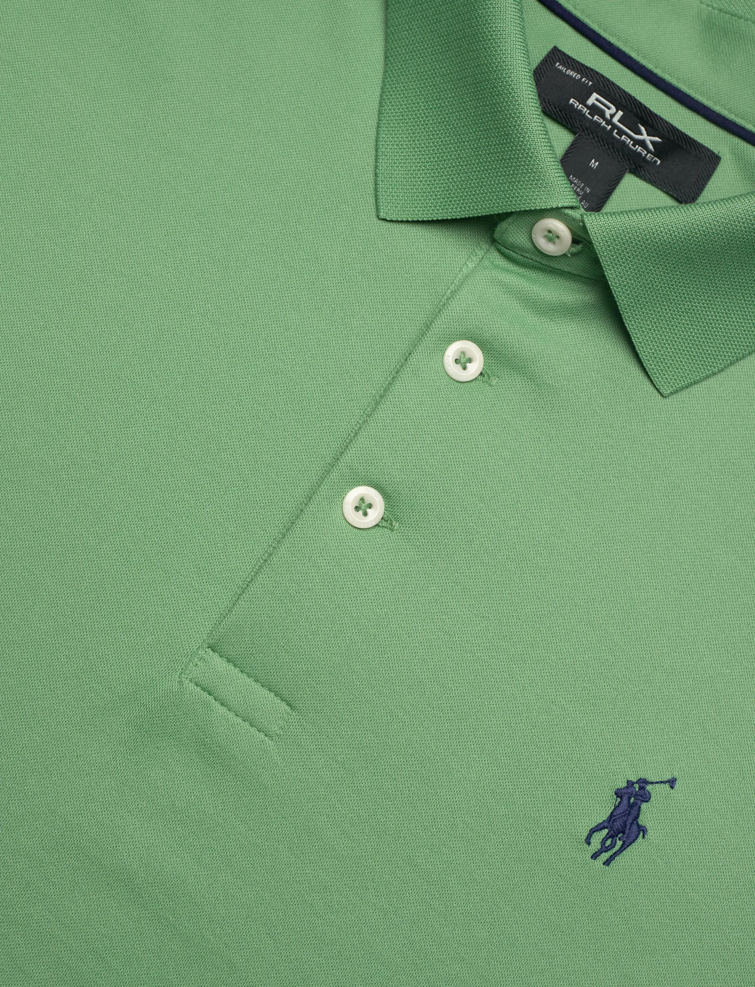 Ralph Lauren Golf - Tailored Fit Performance Polo Shirt - toppe & t-shirts - outback green - 2