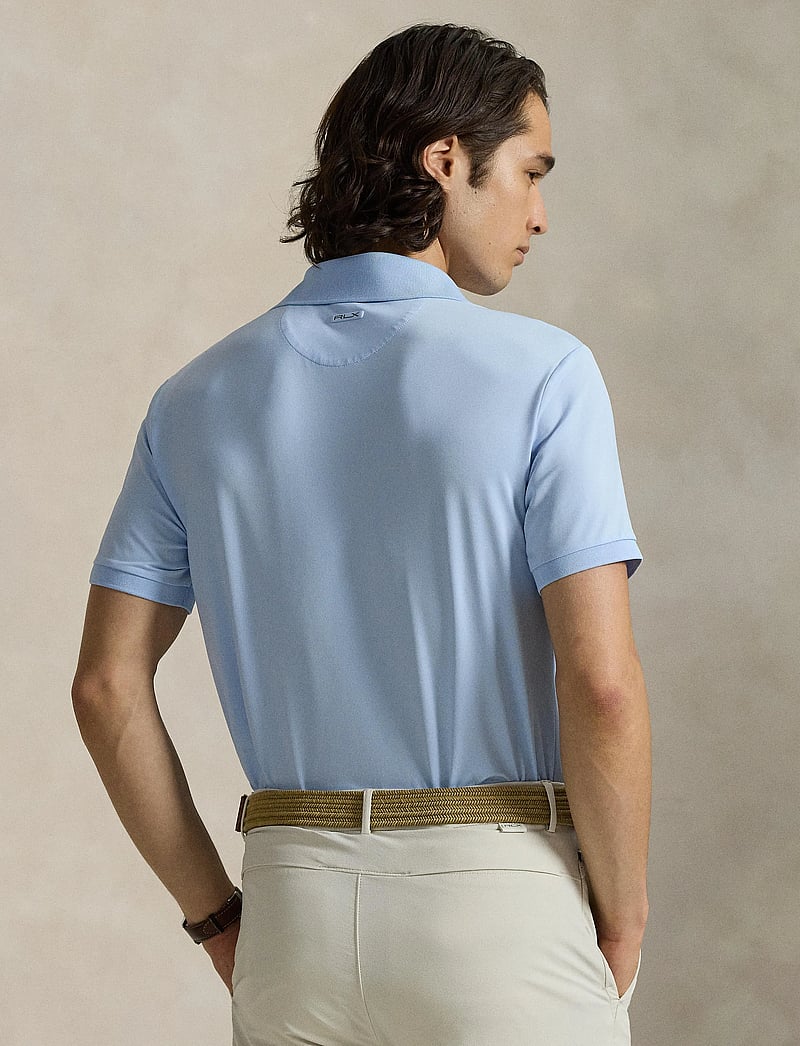 Ralph Lauren Golf - Tailored Fit Performance Polo Shirt - oberteile & t-shirts - office blue - 0