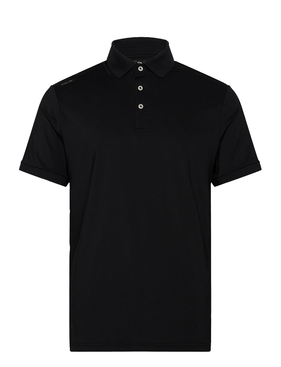 Ralph Lauren Golf - Tailored Fit Performance Polo Shirt - toppe & t-shirts - polo black - 1