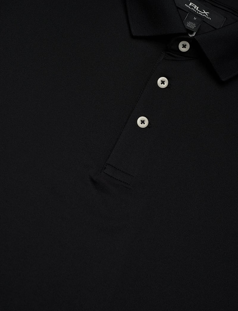 Ralph Lauren Golf - Tailored Fit Performance Polo Shirt - toppar & t-shirts - polo black - 2