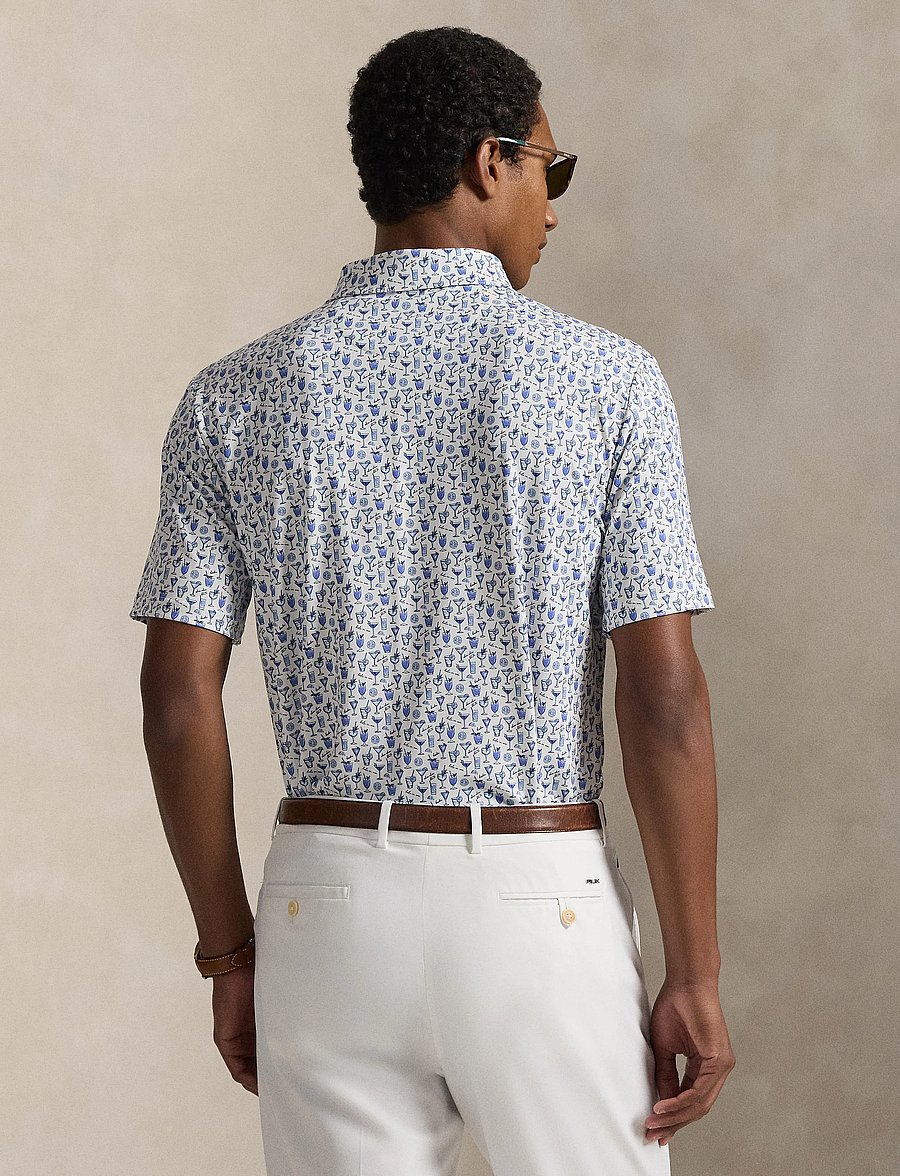 Ralph Lauren Golf - LIGHTWEIGHT AIRFLOW-KNT-POLO - alussärgid ja t-särgid - ceramic white chi - 3