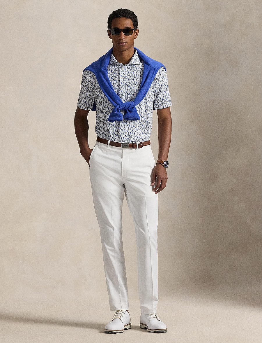 Ralph Lauren Golf - LIGHTWEIGHT AIRFLOW-KNT-POLO - alussärgid ja t-särgid - ceramic white chi - 5