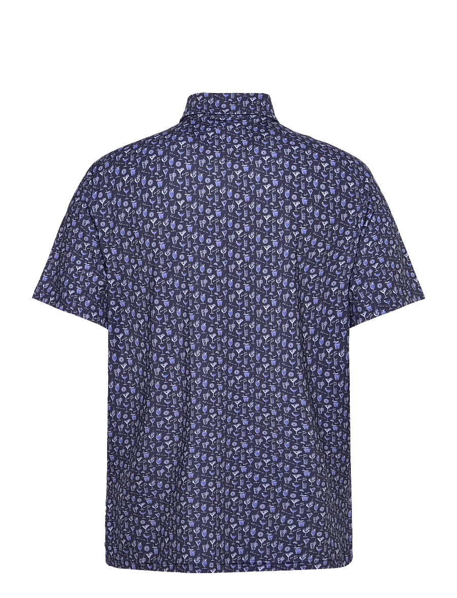 Ralph Lauren Golf - LIGHTWEIGHT AIRFLOW-KNT-POLO - oberteile & t-shirts - refined navy chin - 2