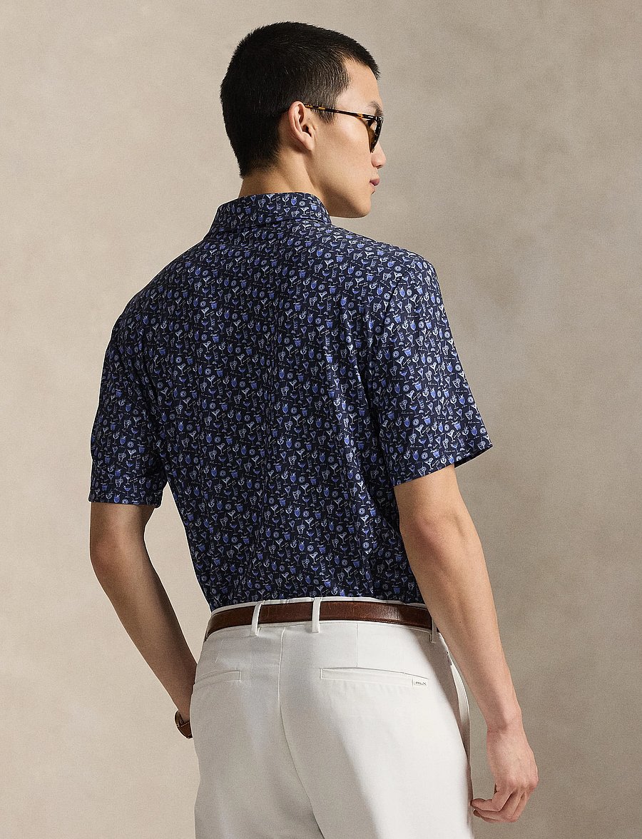 Ralph Lauren Golf - LIGHTWEIGHT AIRFLOW-KNT-POLO - oberteile & t-shirts - refined navy chin - 3