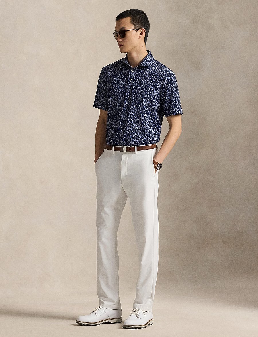 Ralph Lauren Golf - LIGHTWEIGHT AIRFLOW-KNT-POLO - oberteile & t-shirts - refined navy chin - 5