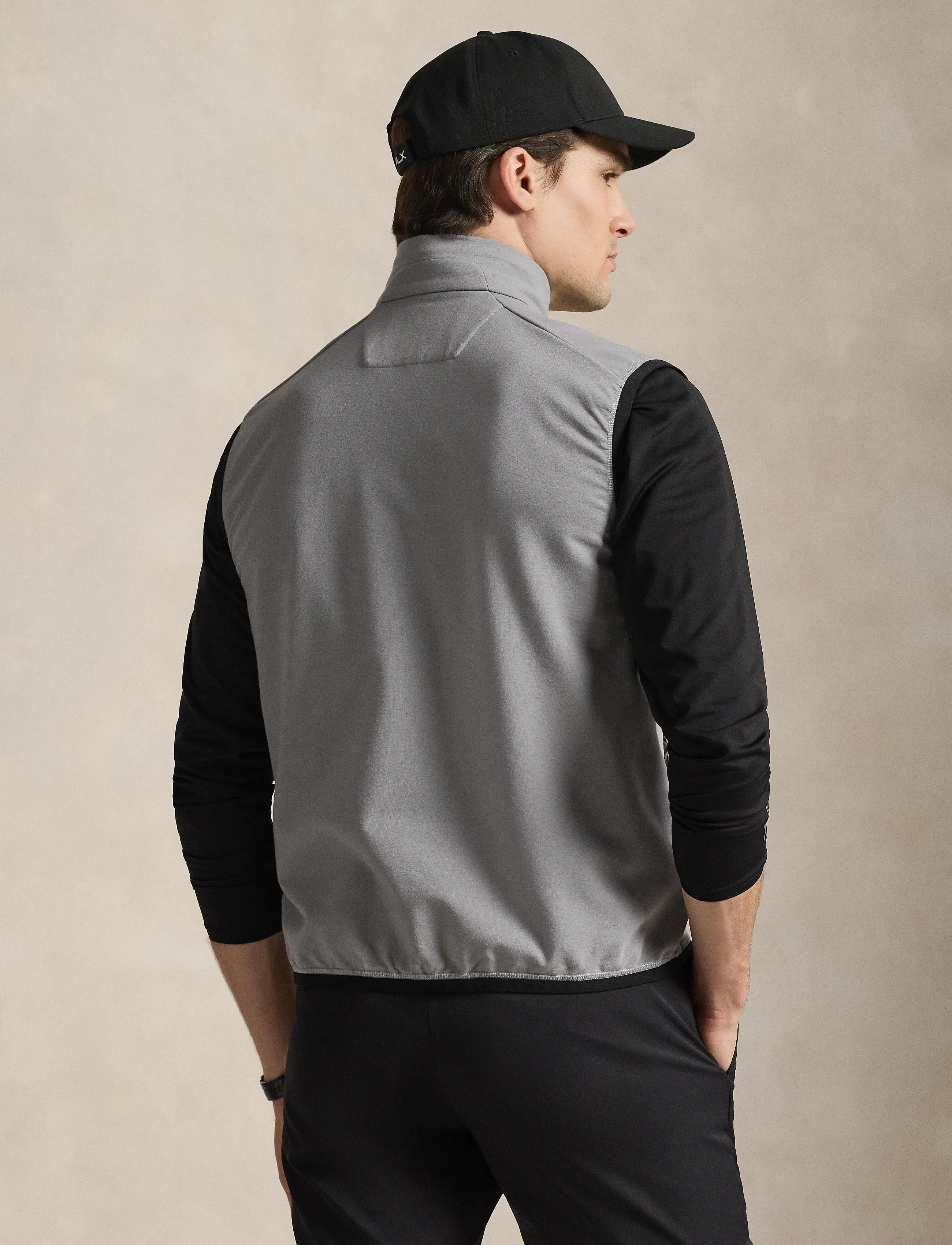 Ralph Lauren Golf Tech Terry-Knt-Sweatshirt, M, Grey, Sport Overtøj > Sport Veste, Herre