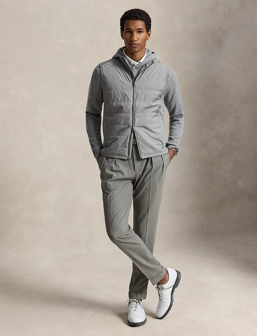 Ralph Lauren Golf - Hybrid Full-Zip Vest - kläder - peak grey - 4