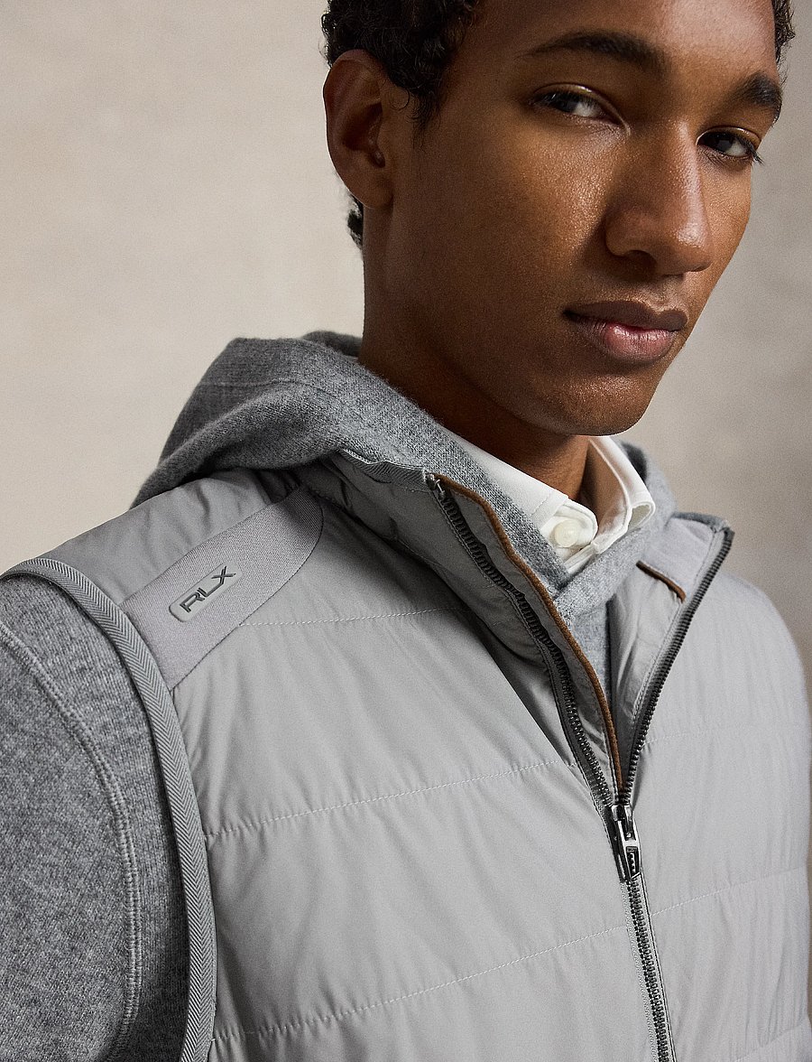 Ralph Lauren Golf - Hybrid Full-Zip Vest - kläder - peak grey - 5