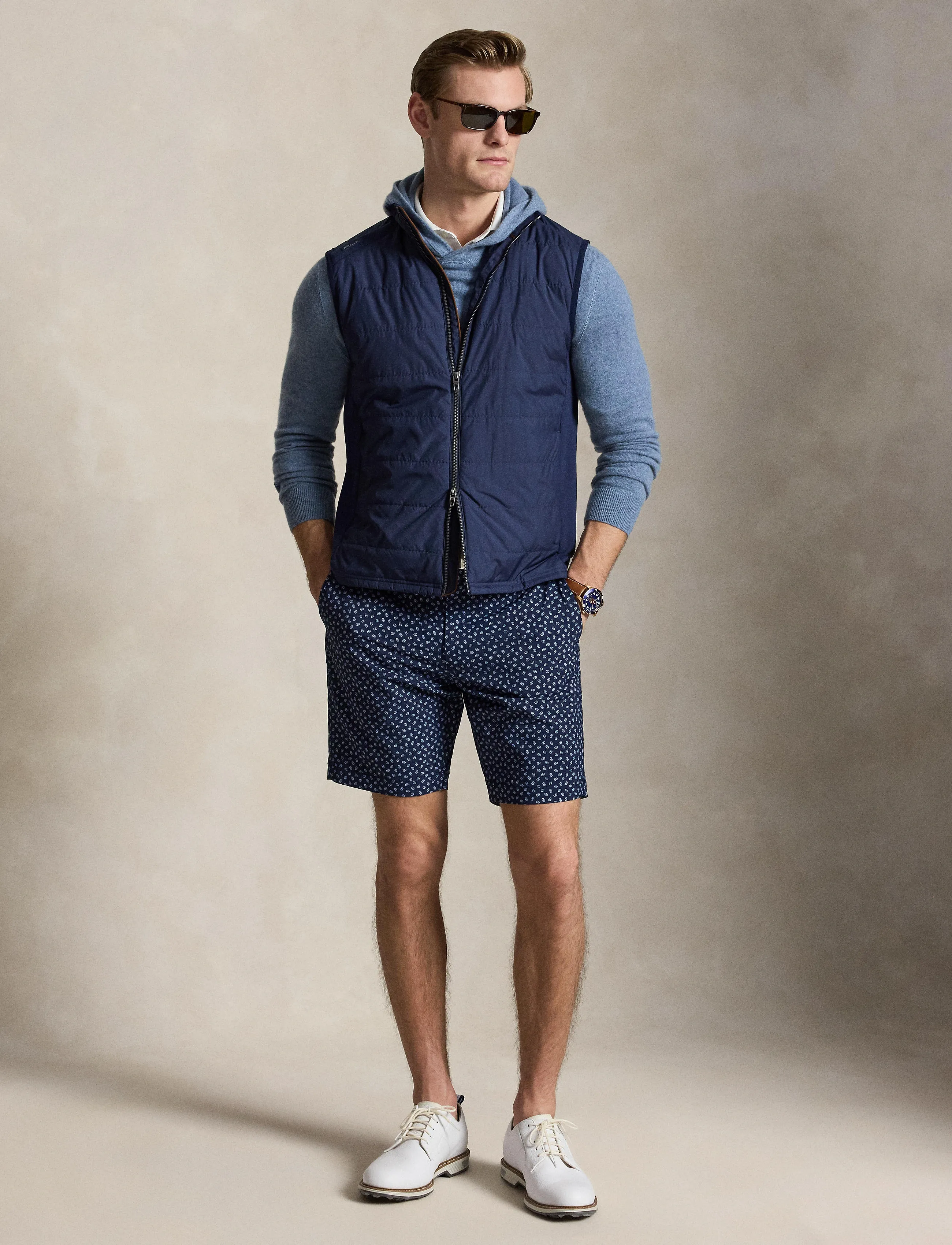 Ralph Lauren Golf - PERFORMANCE WOOL-KNT-SWEATSHIRT - kamizelki - refined navy - 5
