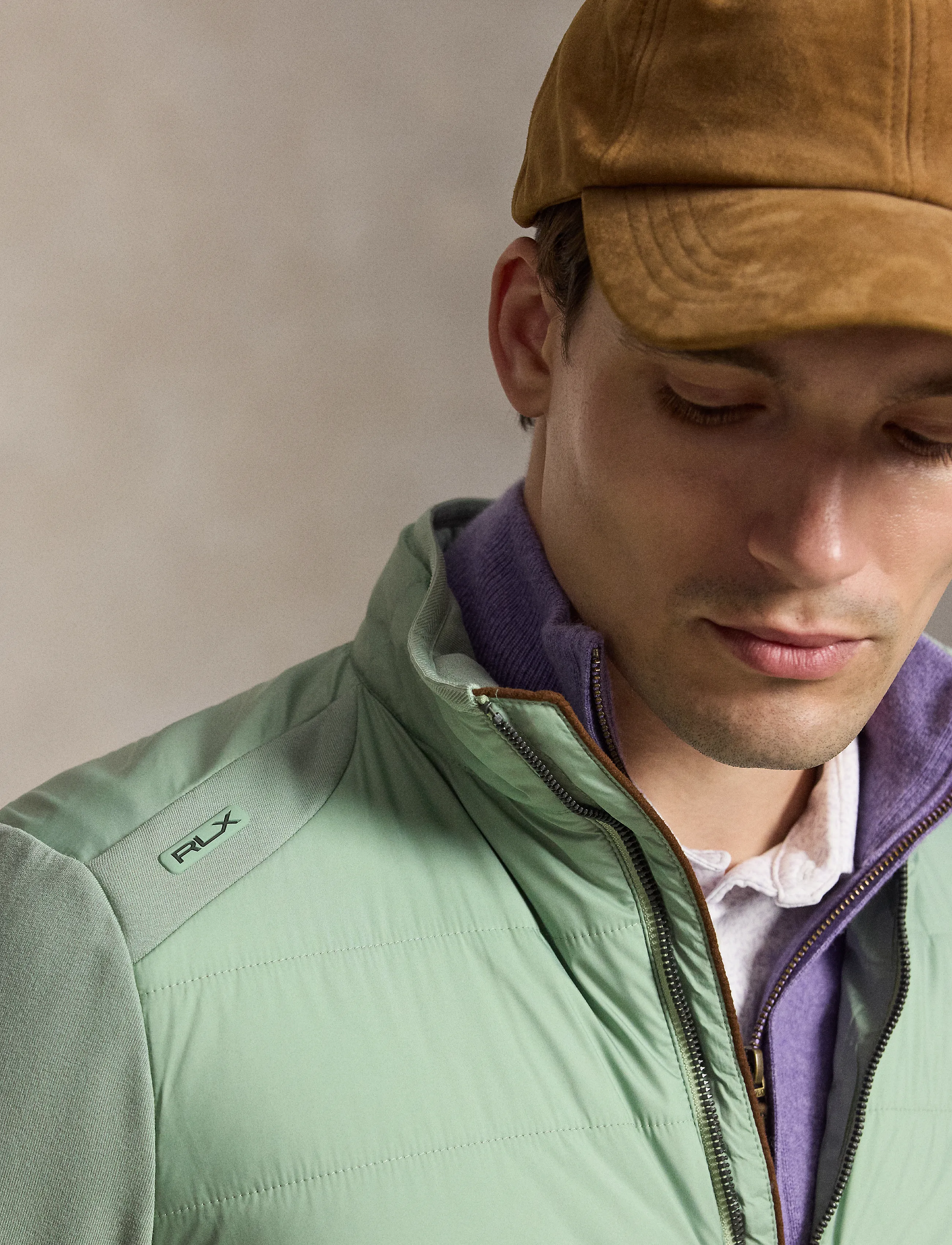 Ralph Lauren Golf - PERFORMANCE WOOL-KNT-SWEATSHIRT - sulejoped ja voodriga joped - light green - 4