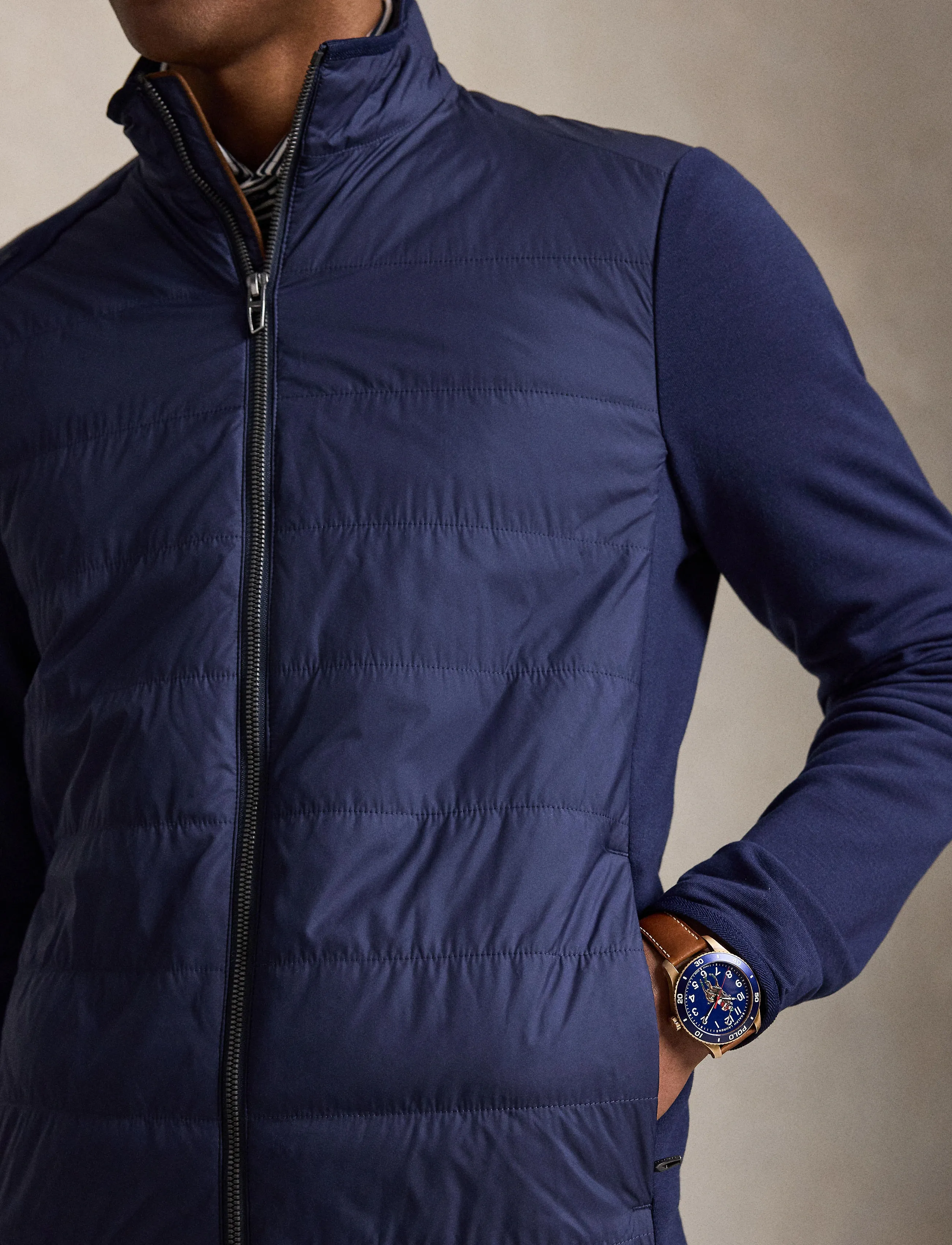 Ralph Lauren Golf - Hybrid Mockneck Jacket - golfjakkar - refined navy - 5