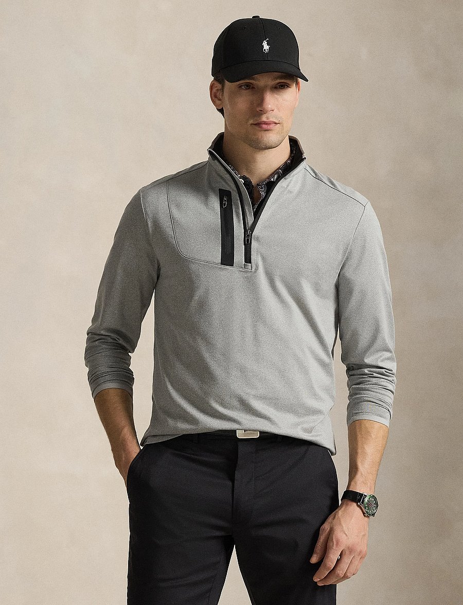 Ralph Lauren Golf - Stretch Jersey Pullover - fleece & midlayer - andover heather - 3