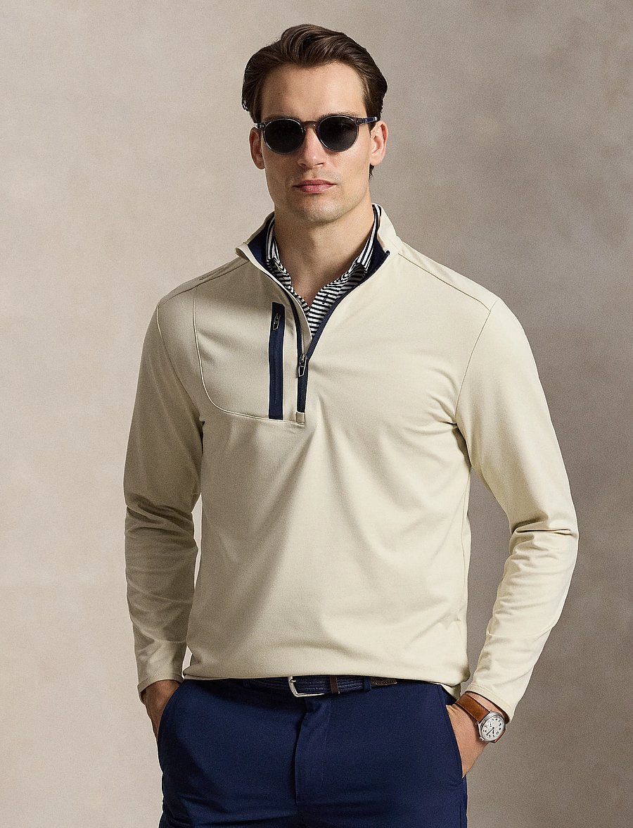 Ralph Lauren Golf - Stretch Jersey Pullover - fleece & midlayer - basic sand - 4