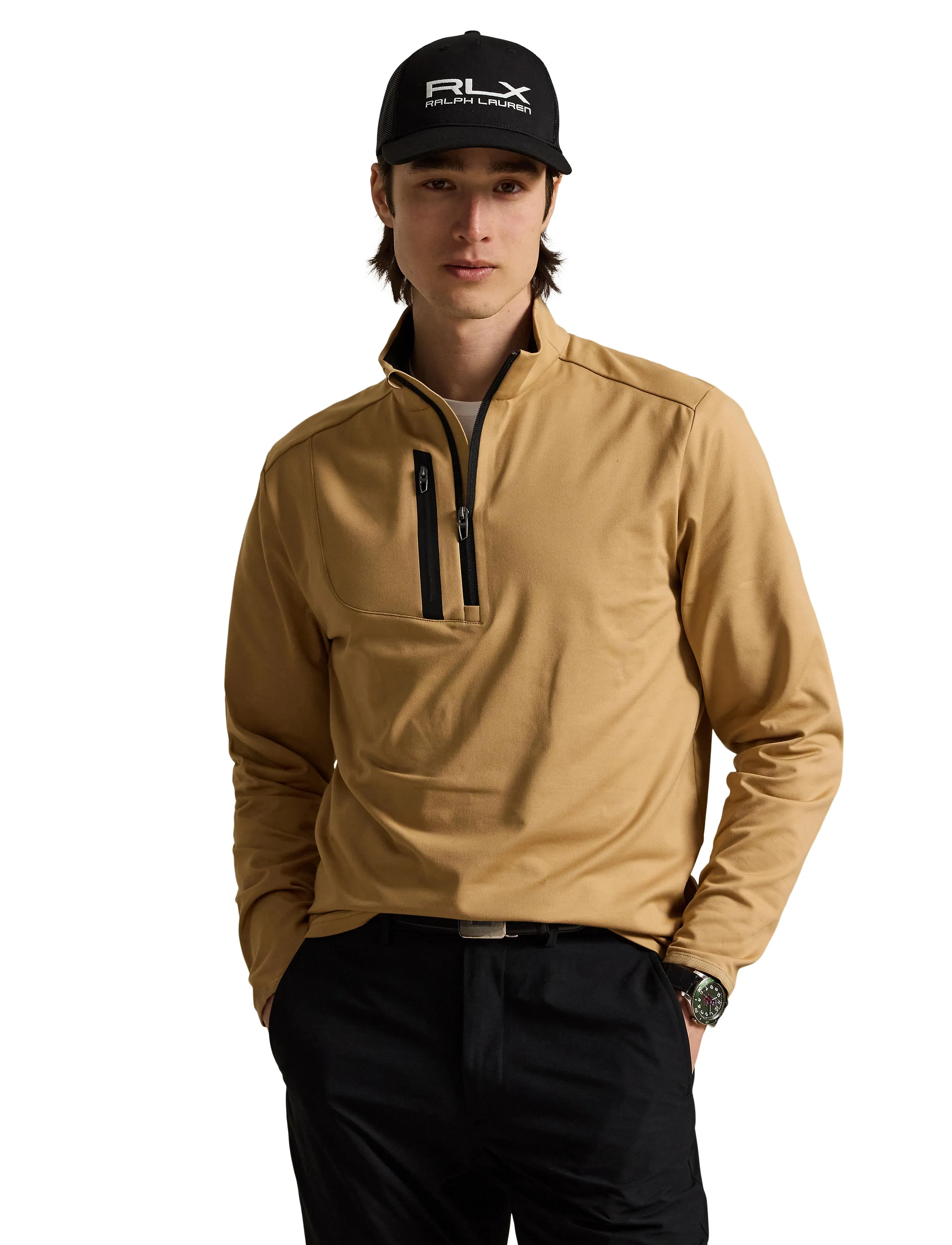 Ralph Lauren Golf Stretch Jersey Pullover långärmade t-shirts herr – bild 5