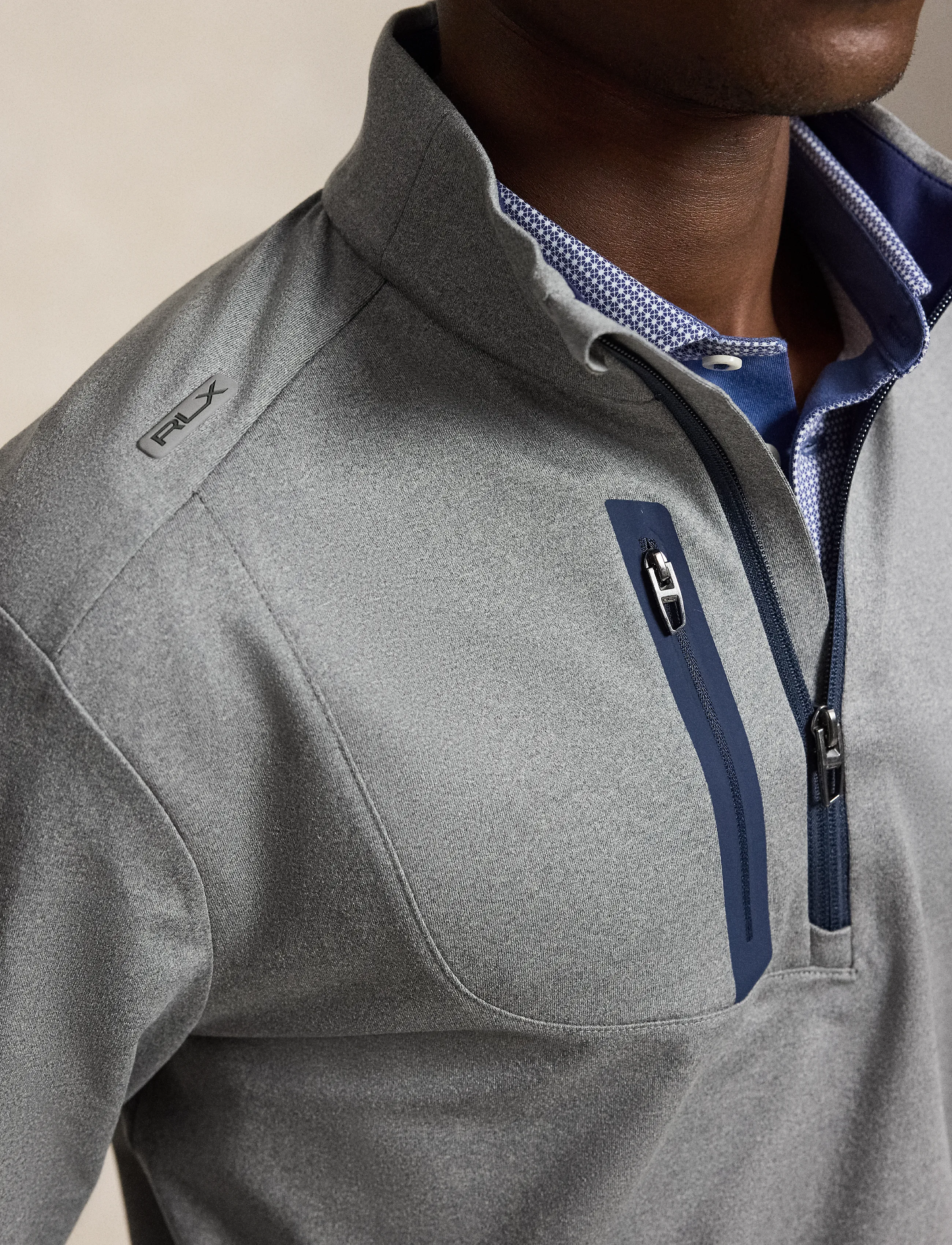 Ralph Lauren Golf - Stretch Jersey Pullover - fleeces & midlayers - metalic grey heat - 4
