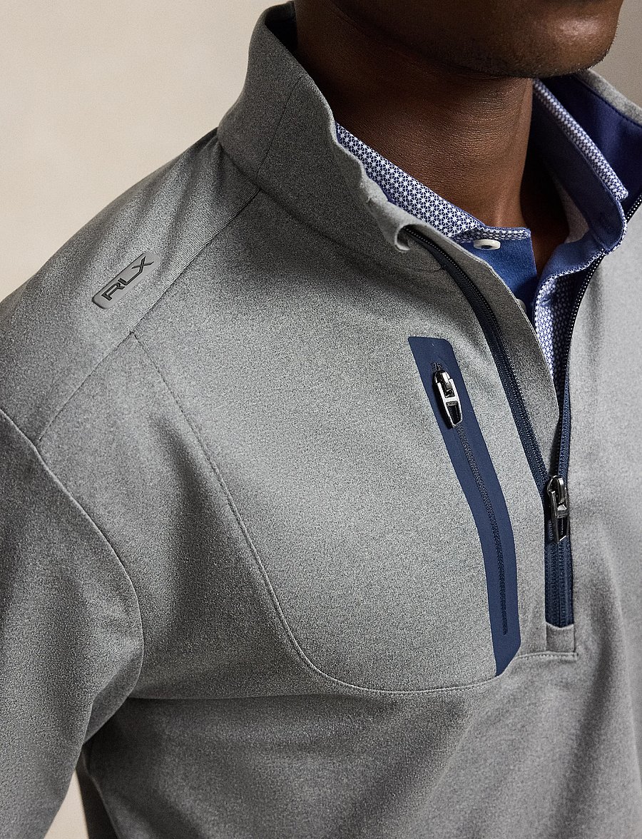 Ralph Lauren Golf - Stretch Jersey Pullover - fleeces & midlayers - metalic grey heat - 4