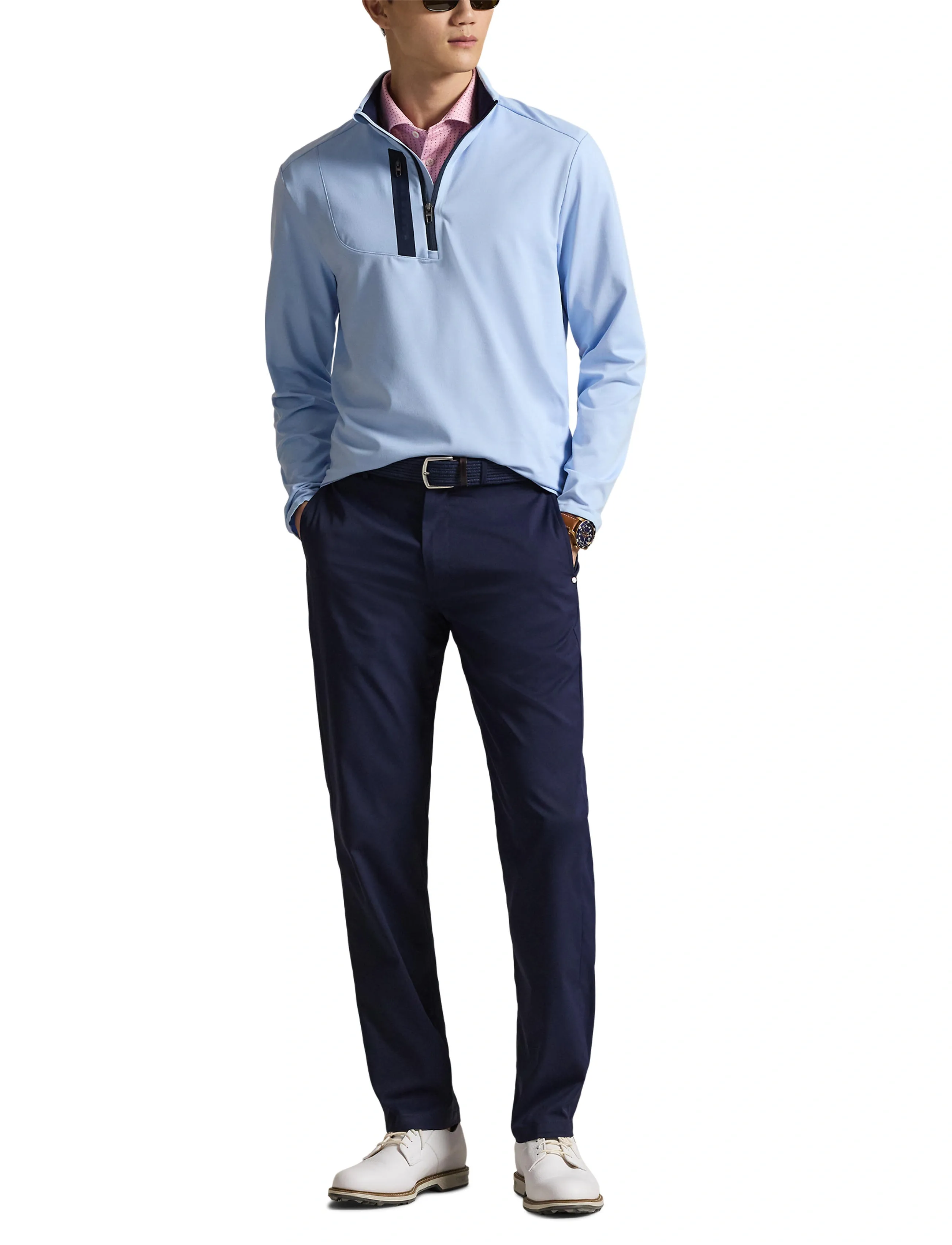 Ralph Lauren Golf Stretch Jersey Pullover långärmade t-shirts herr – bild 8