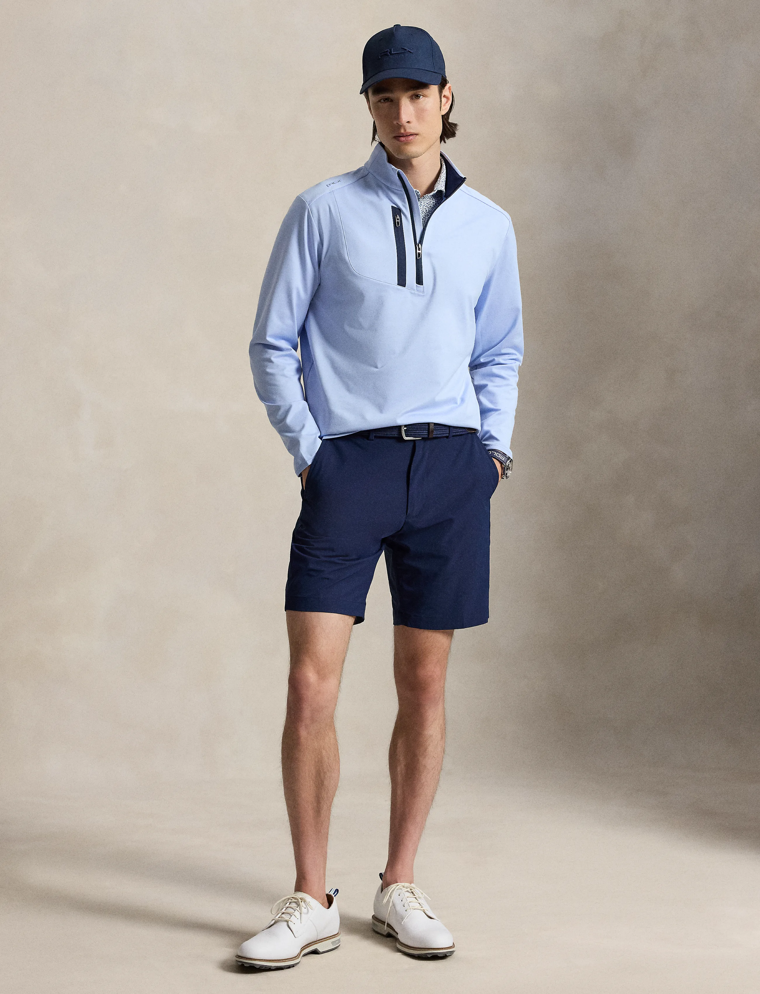 Ralph Lauren Golf - NEW LUX PERF JRSY-KNT-PULLOVER - fleece & midlayer - pebble blue - 3
