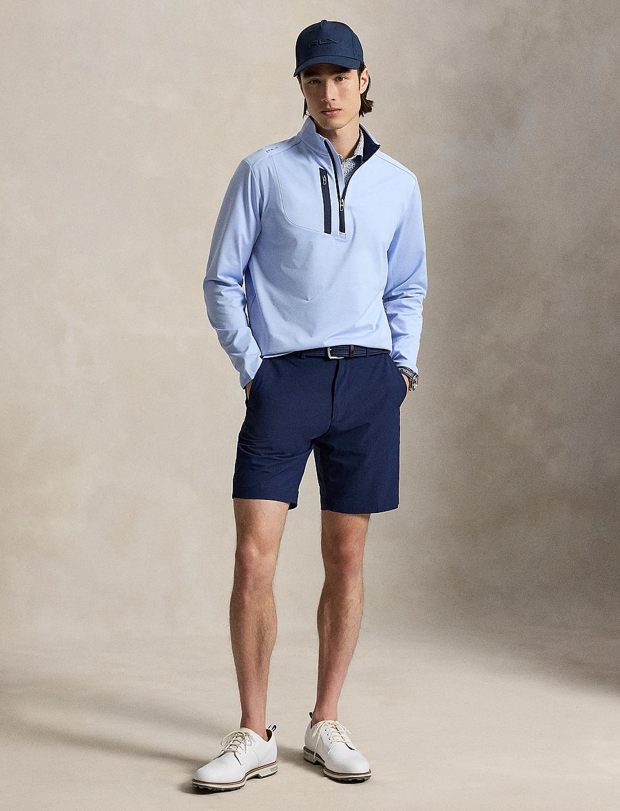 Ralph Lauren Golf - Stretch Jersey Pullover - fleeces & midlayers - pebble blue - 4