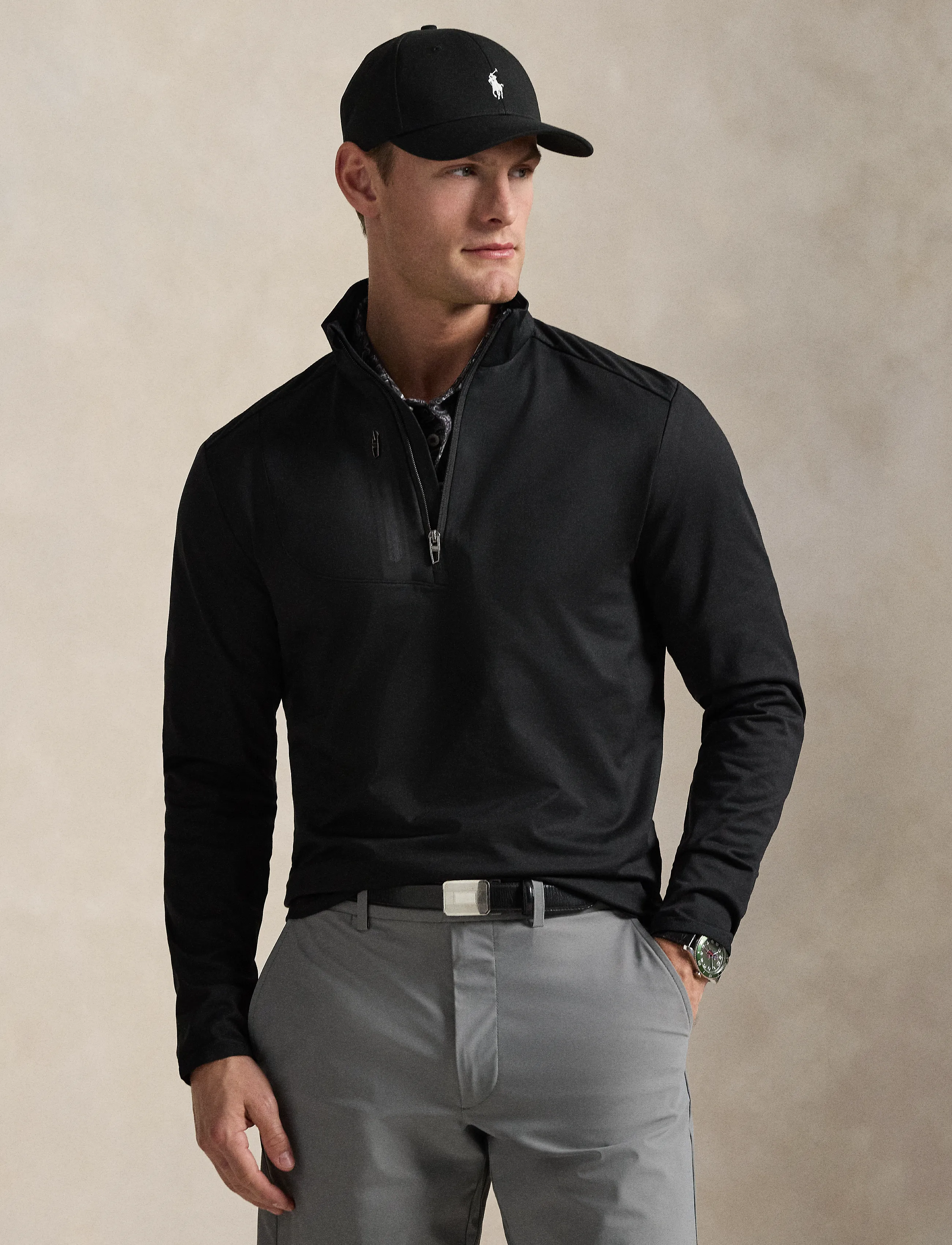 Ralph Lauren Golf - NEW LUX PERF JRSY-KNT-PULLOVER - fleeces & midlayers - polo black - 2