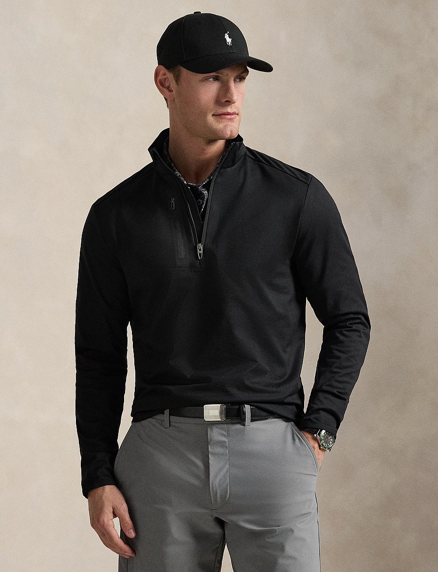 Ralph Lauren Golf - Stretch Jersey Pullover - fleece og mellemlag - polo black - 3