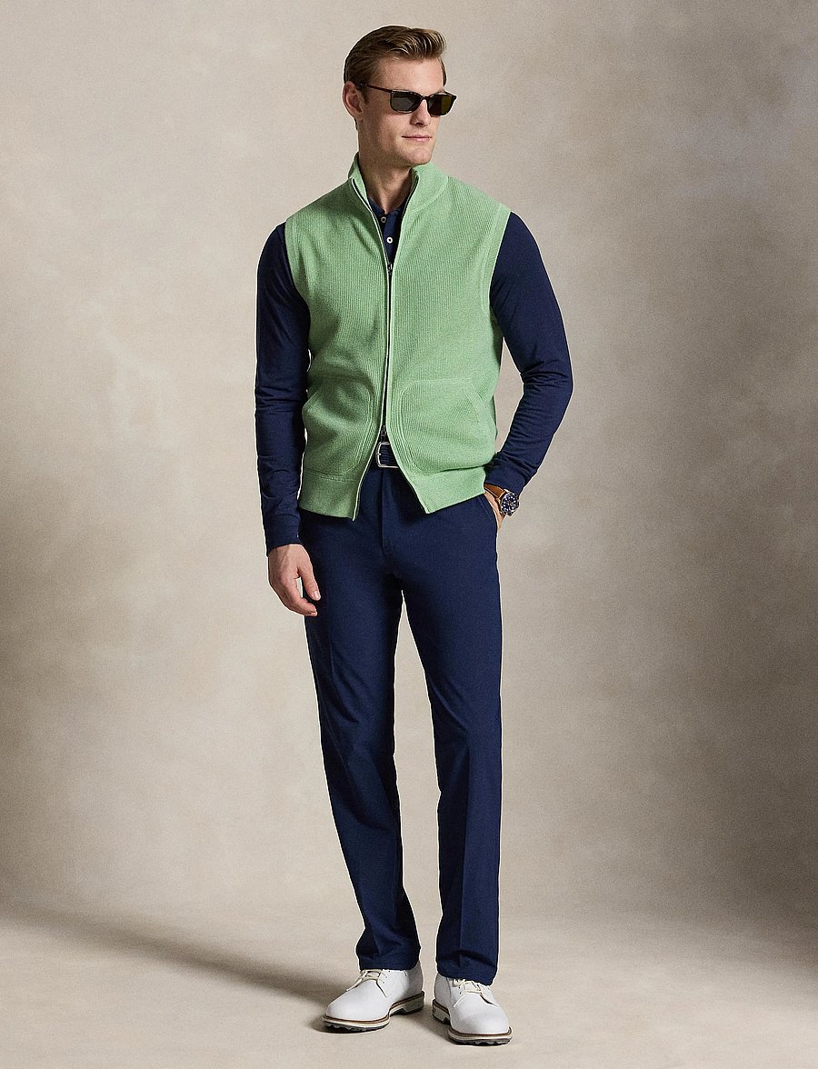 Ralph Lauren Golf - 2/48 COTTON COOLMAX-SWEATER-FULL ZIP - vests - jade's diary - 0