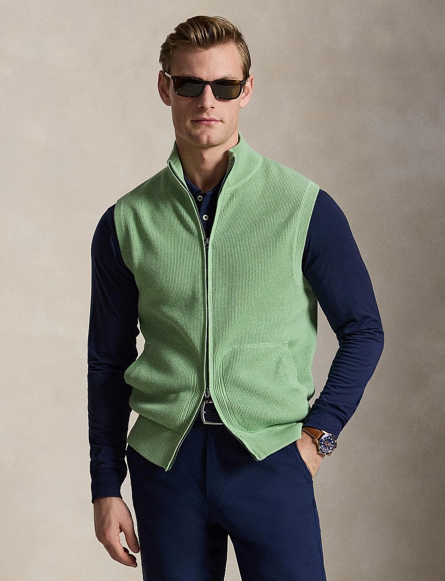 Ralph Lauren Golf - 2/48 COTTON COOLMAX-SWEATER-FULL ZIP - veste - jade's diary - 3