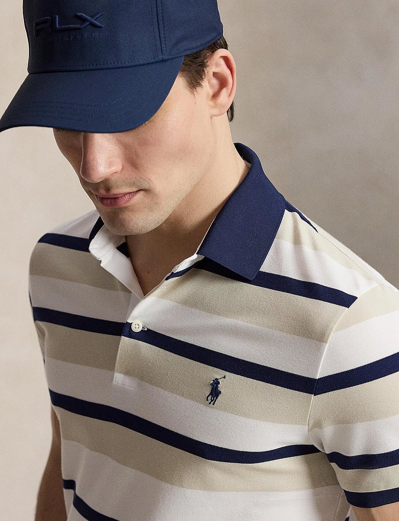 Ralph Lauren Golf - Y/D PERF PIQUE-KNT-POLO - oberteile & t-shirts - basic sand multi - 4