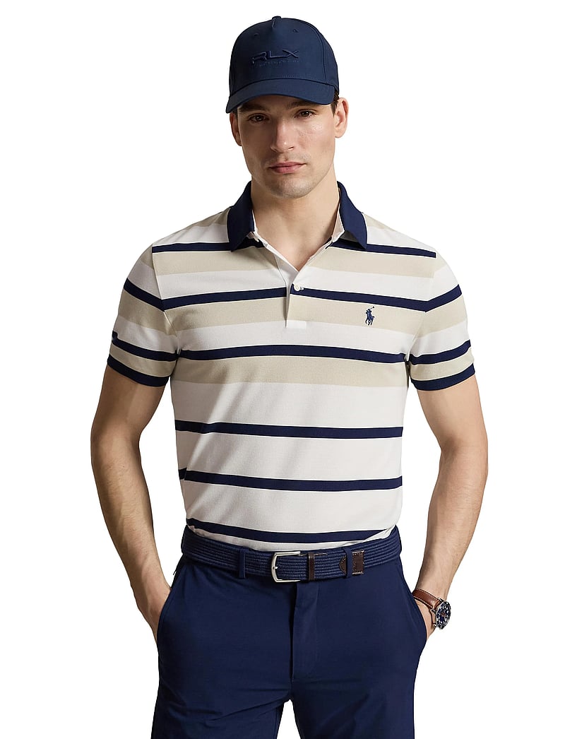 Ralph Lauren Golf - Y/D PERF PIQUE-KNT-POLO - oberteile & t-shirts - basic sand multi - 5