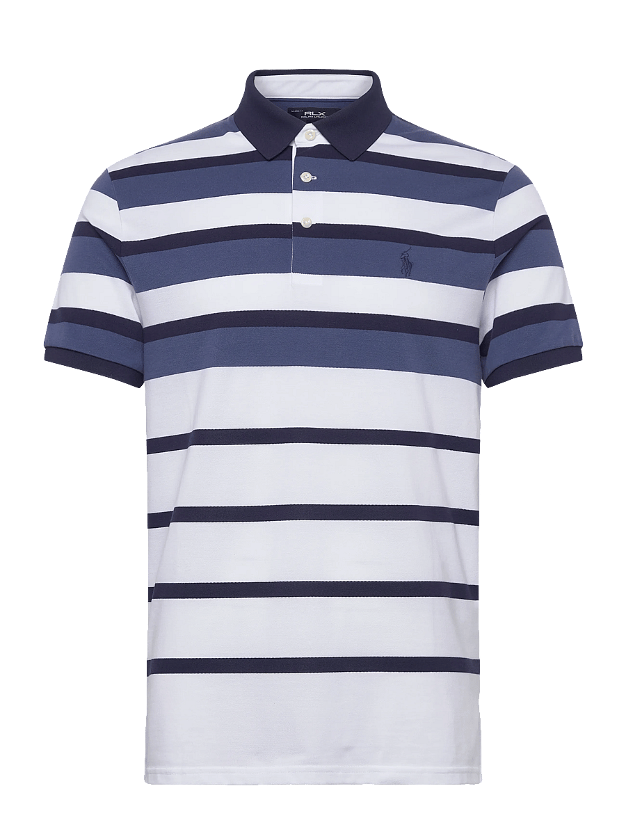 Ralph Lauren Golf - Y/D PERF PIQUE-KNT-POLO - oberteile & t-shirts - old royal multi - 0