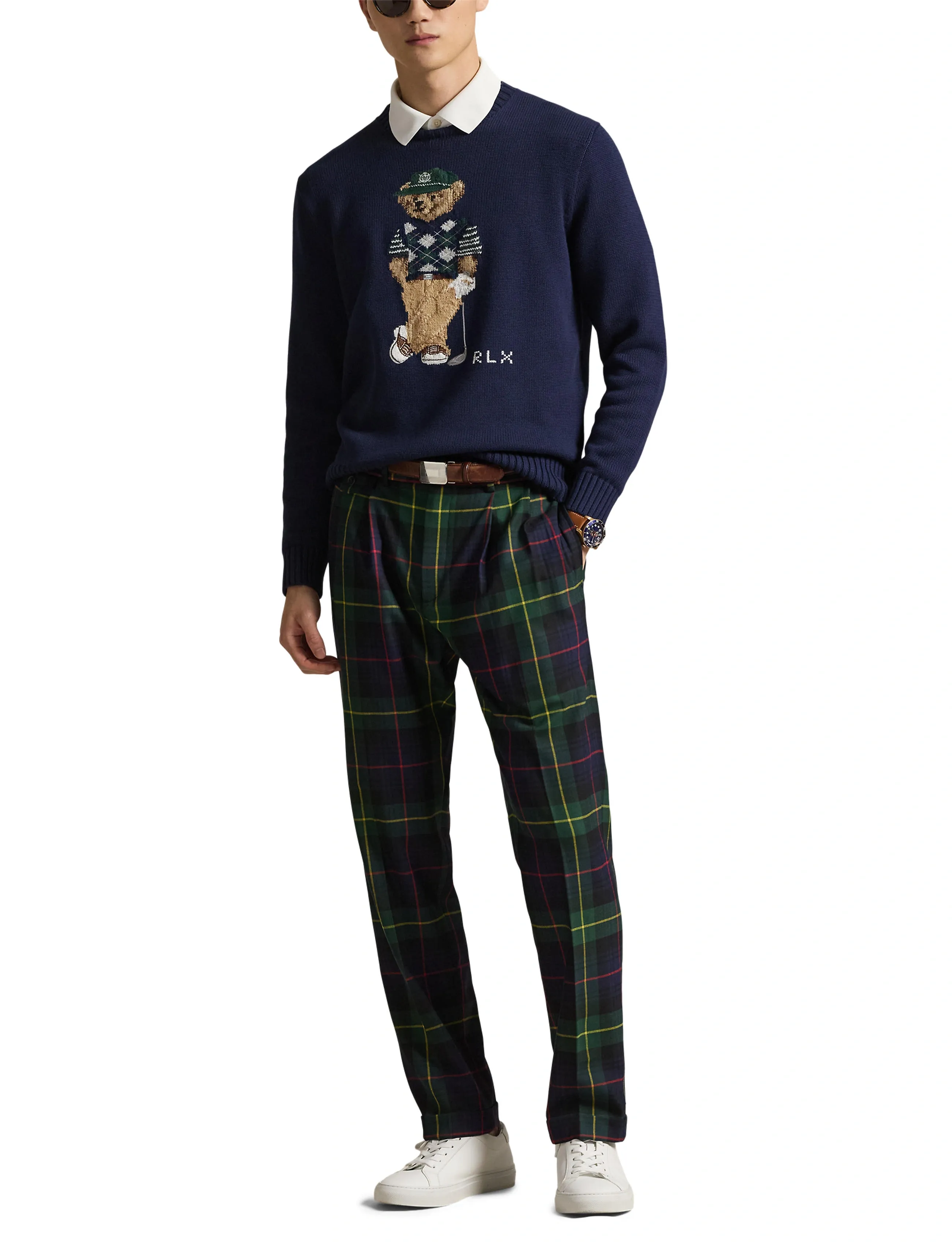 Ralph Lauren Golf 2/48 Cotton Coolmax Sweater Pullover stickade tröjor herr – bild 7