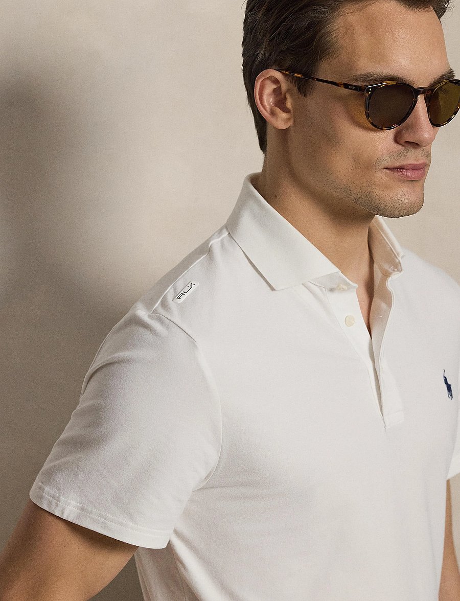 Ralph Lauren Golf - ENERGY LISLE-KNT-POLO - toppe & t-shirts - ceramic white - 4