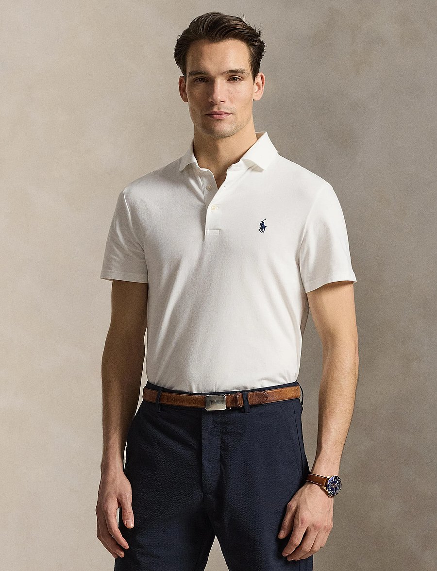 Ralph Lauren Golf - ENERGY LISLE-KNT-POLO - toppe & t-shirts - ceramic white - 5