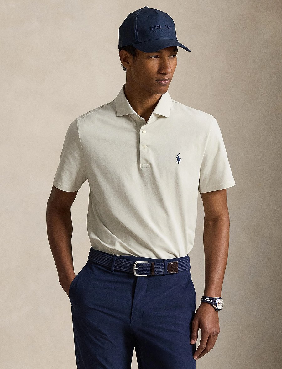 Ralph Lauren Golf - ENERGY LISLE-KNT-POLO - polos - stone pebble - 0