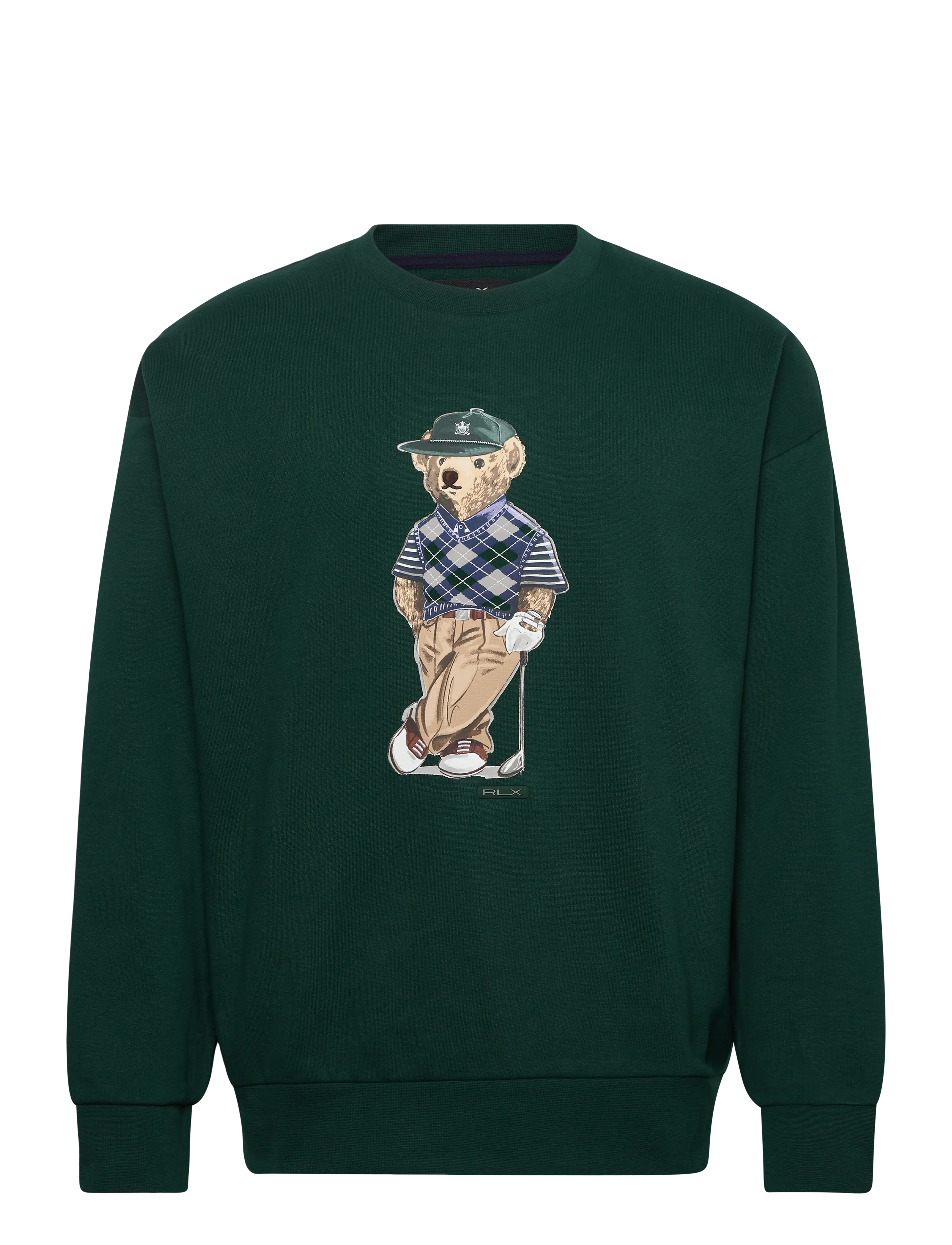 Ralph Lauren Golf LT WT MAGIC FLEECE-KNT-PULLOVER - Dressipluusid - MOSS AGATE / green