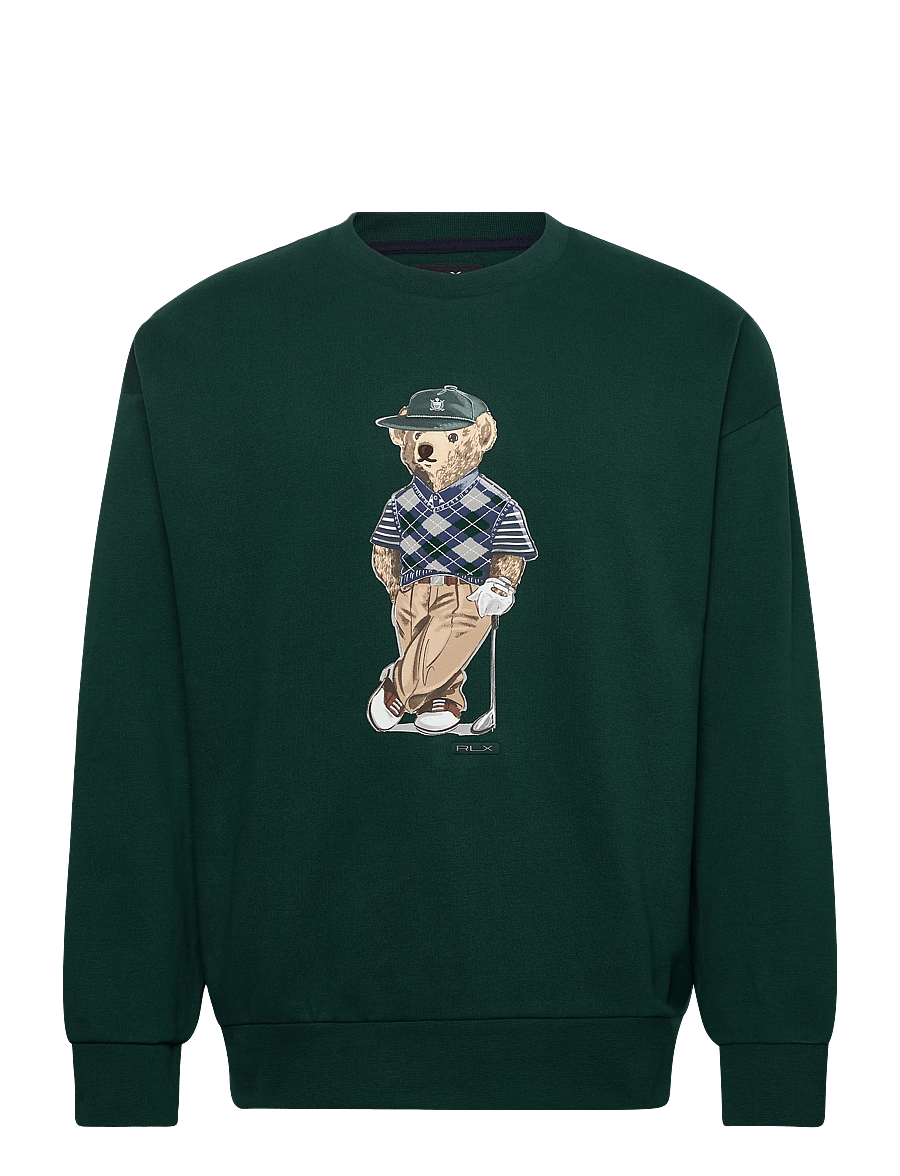 Ralph Lauren Golf - LT WT MAGIC FLEECE-KNT-PULLOVER - Överdelar - moss agate - 1