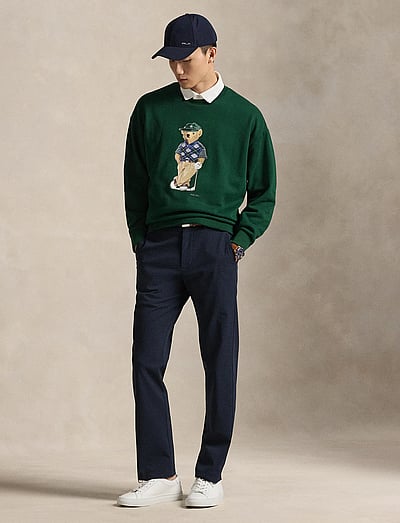 Ralph Lauren Golf LT WT MAGIC FLEECE-KNT-PULLOVER - Kleidung - MOSS AGATE / green