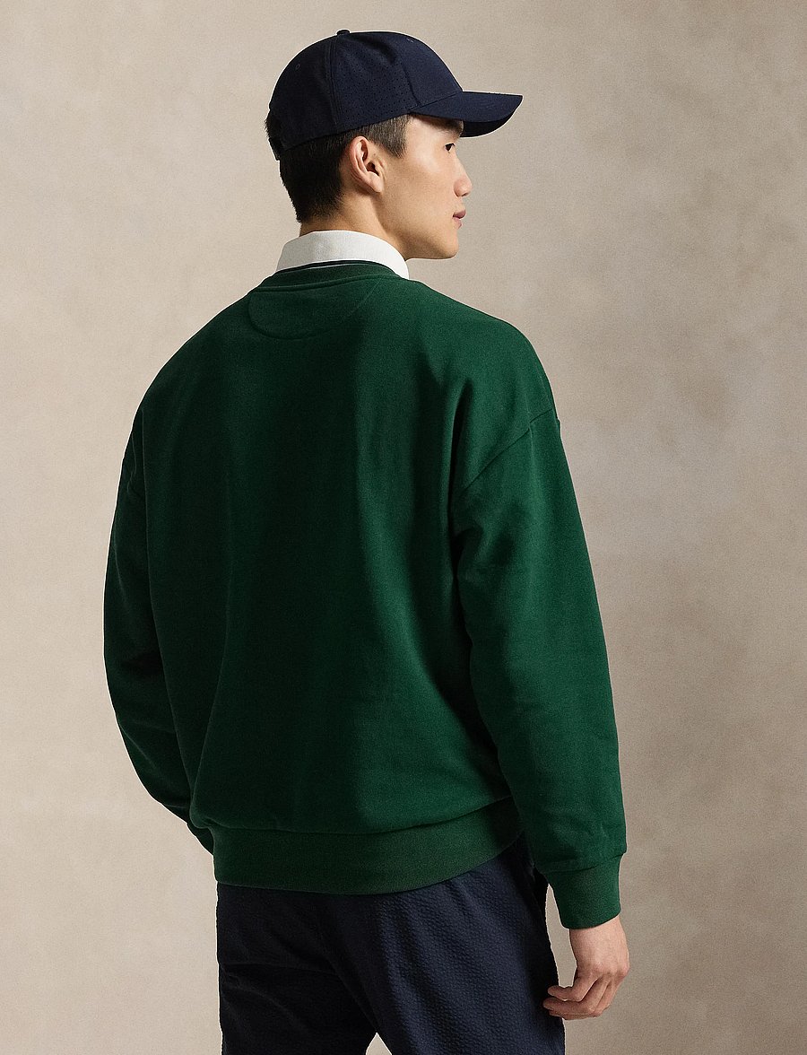 Ralph Lauren Golf - LT WT MAGIC FLEECE-KNT-PULLOVER - Överdelar - moss agate - 5