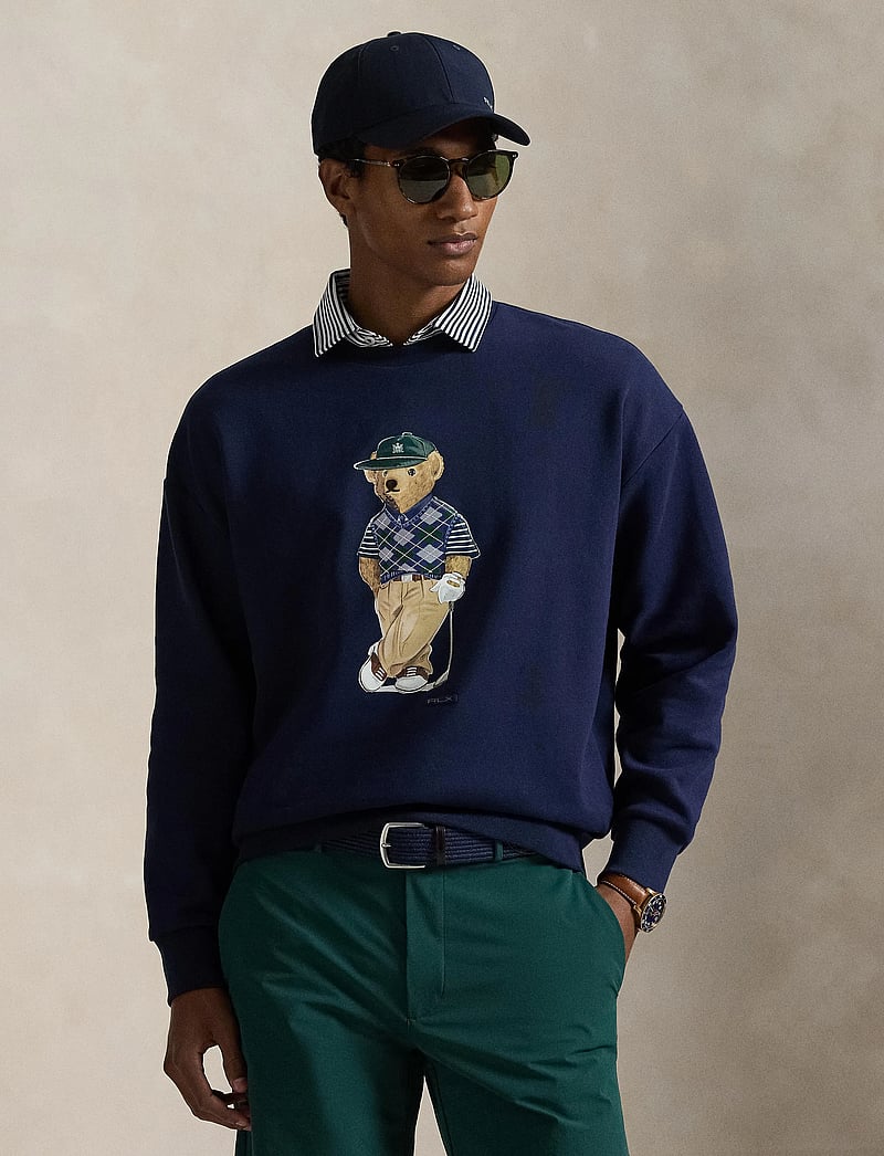 Ralph Lauren Golf - LT WT MAGIC FLEECE-KNT-PULLOVER - oberteile - refined navy - 3
