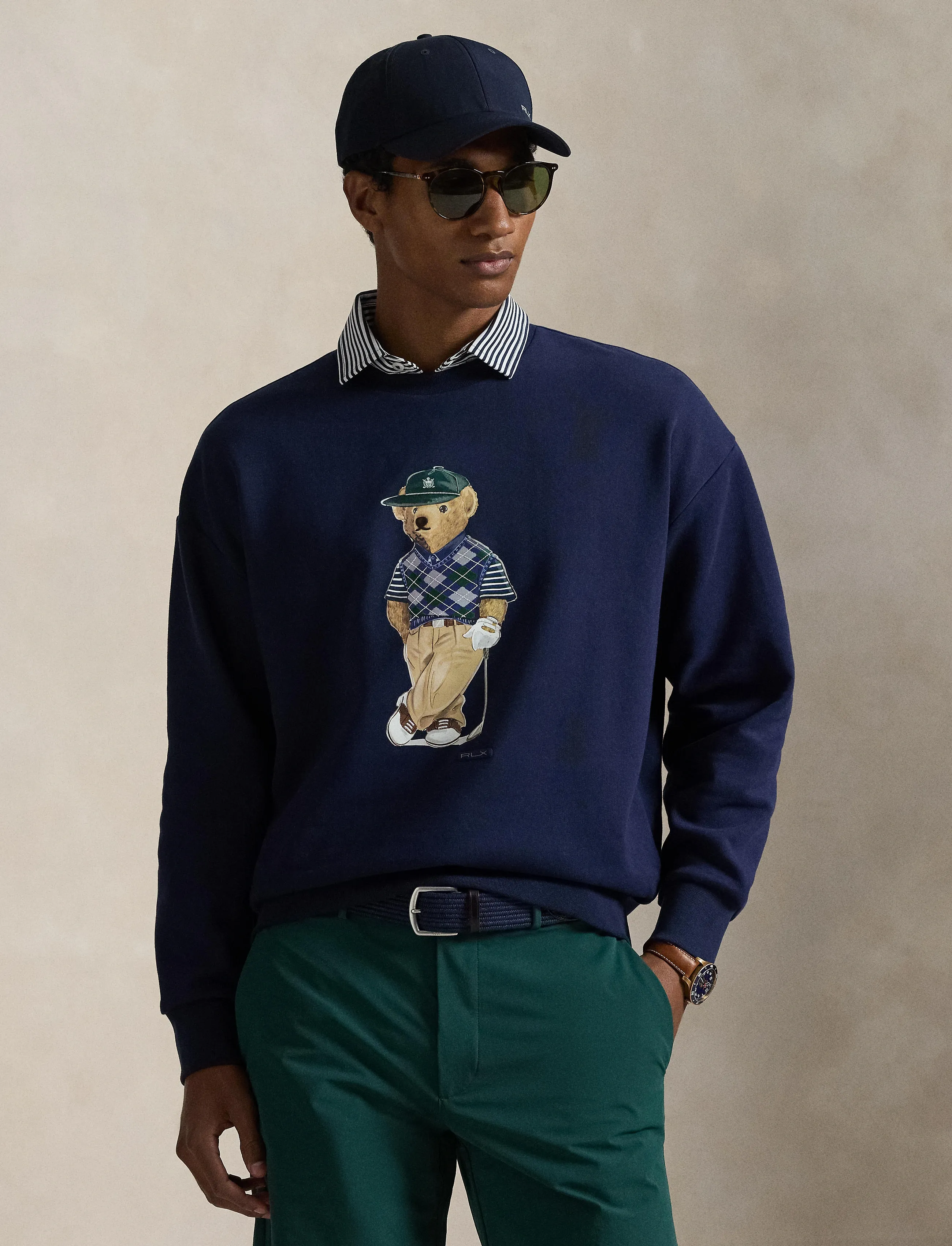 Ralph Lauren Golf - LT WT MAGIC FLEECE-KNT-PULLOVER - overdele - refined navy - 3