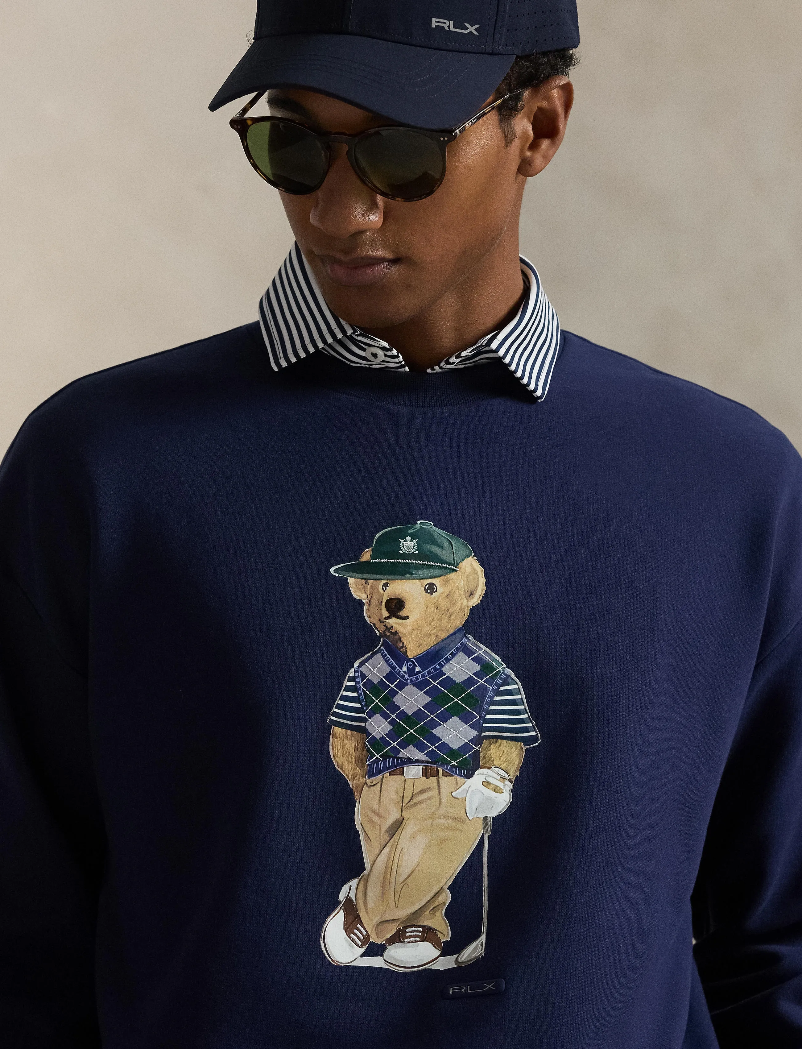 Ralph Lauren Golf - LT WT MAGIC FLEECE-KNT-PULLOVER - overdele - refined navy - 4