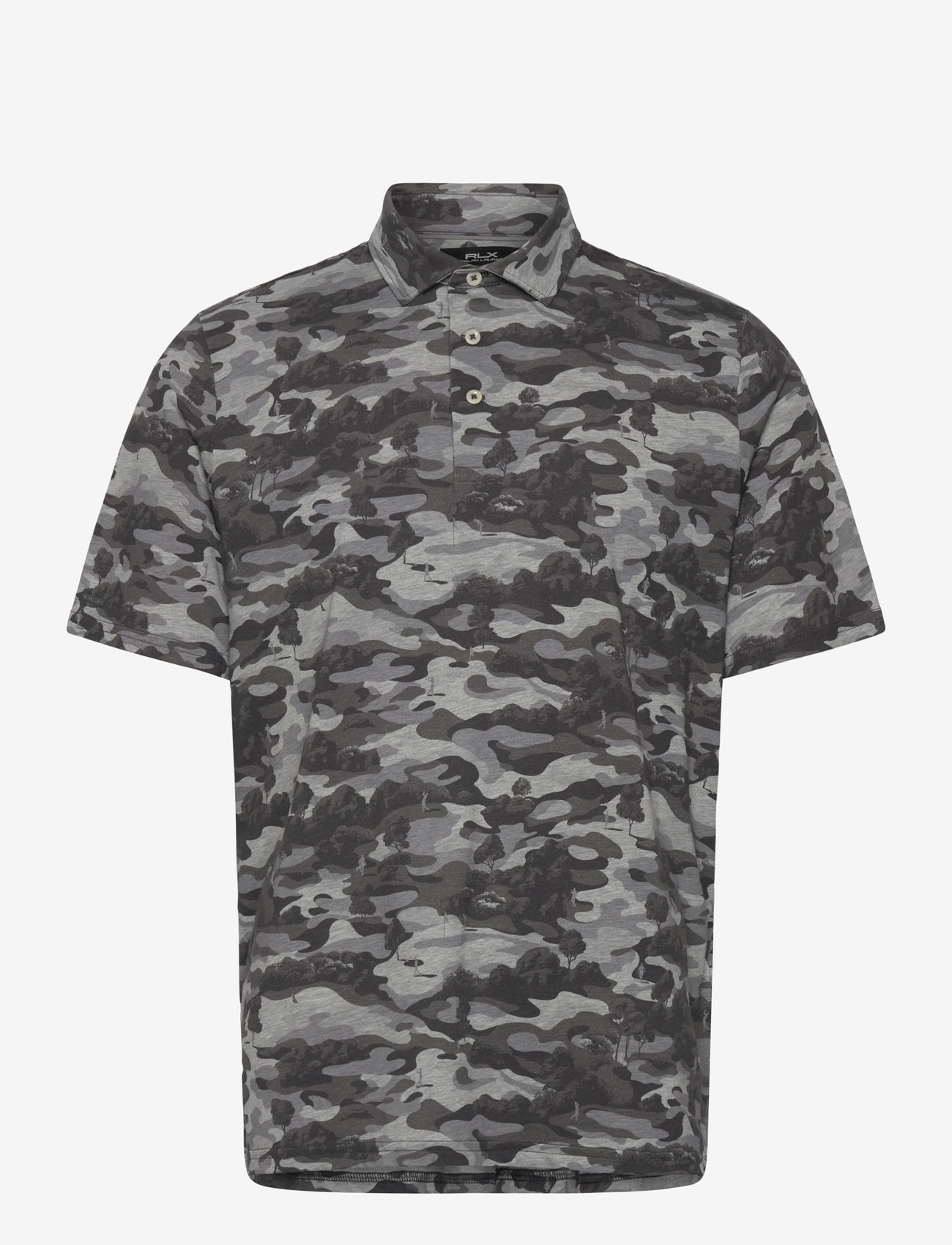 Ralph Lauren Golf - LUXURY PERF JERSEY-KNT-POLO - oberteile & t-shirts - charcoal grey cou - 0