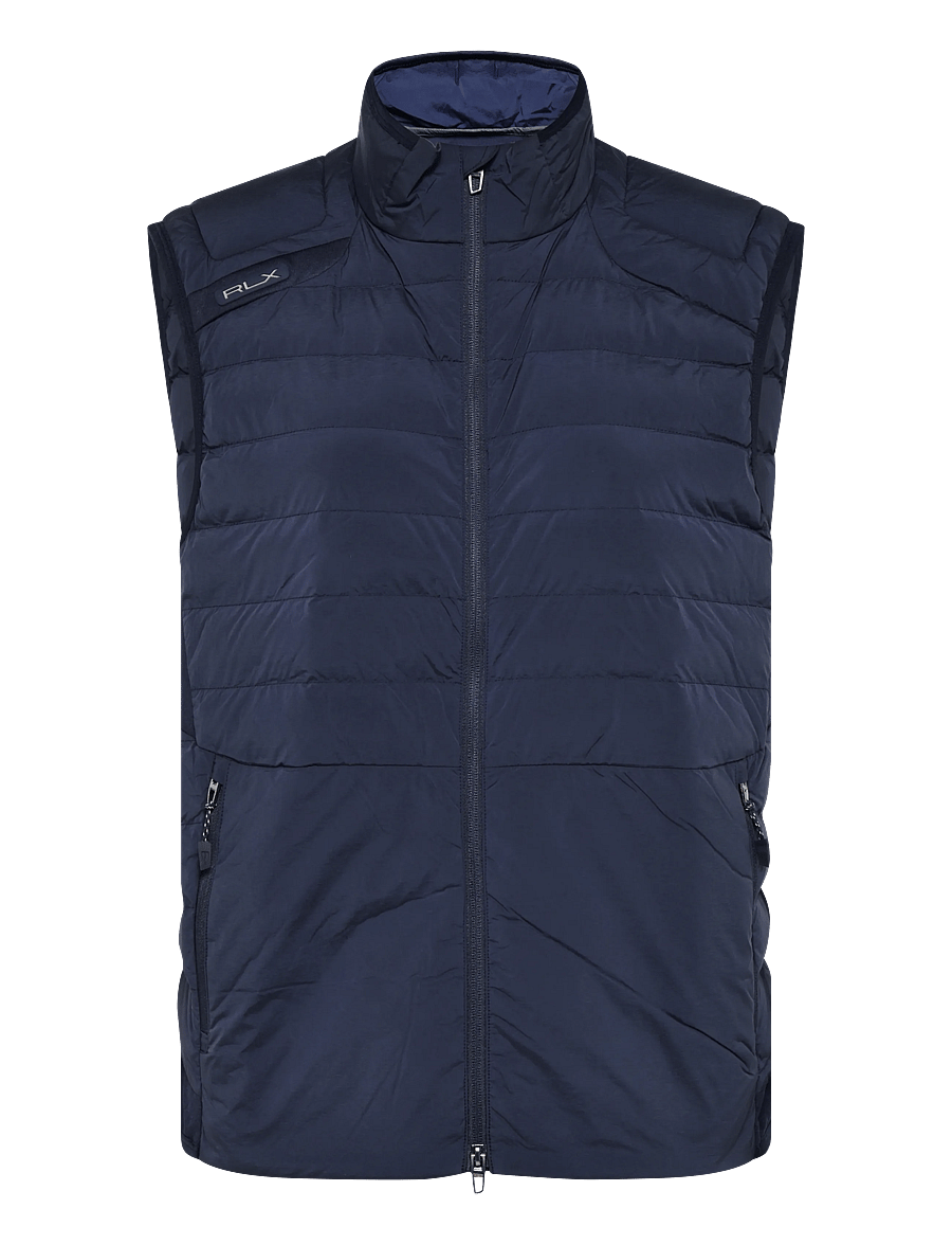 Ralph Lauren Golf - PIECE DYED PLNWVE-WVN-VEST - outdoor - refined navy - 0