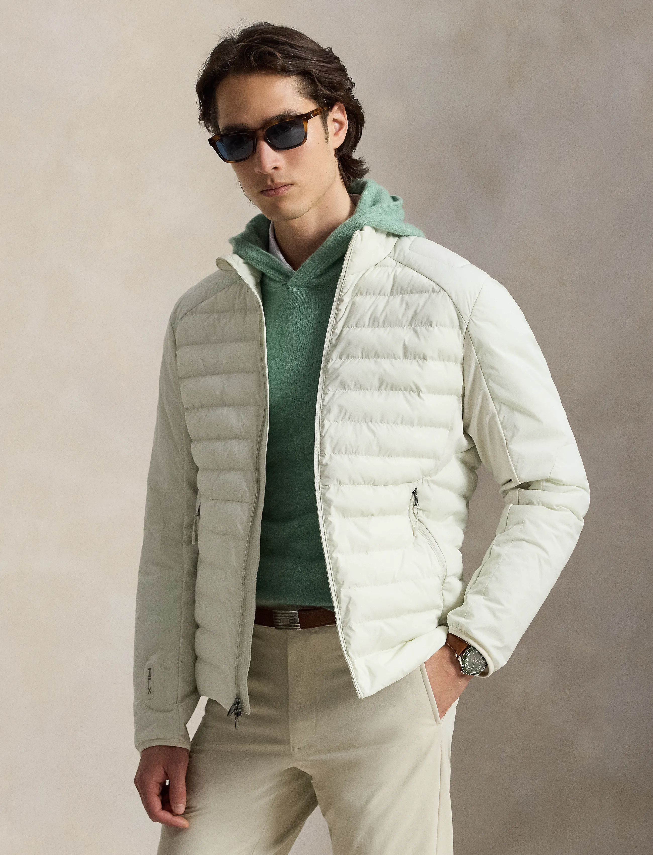 Ralph Lauren Golf - Quilted Mockneck Jacket - golf jassen - stone pebble - 4