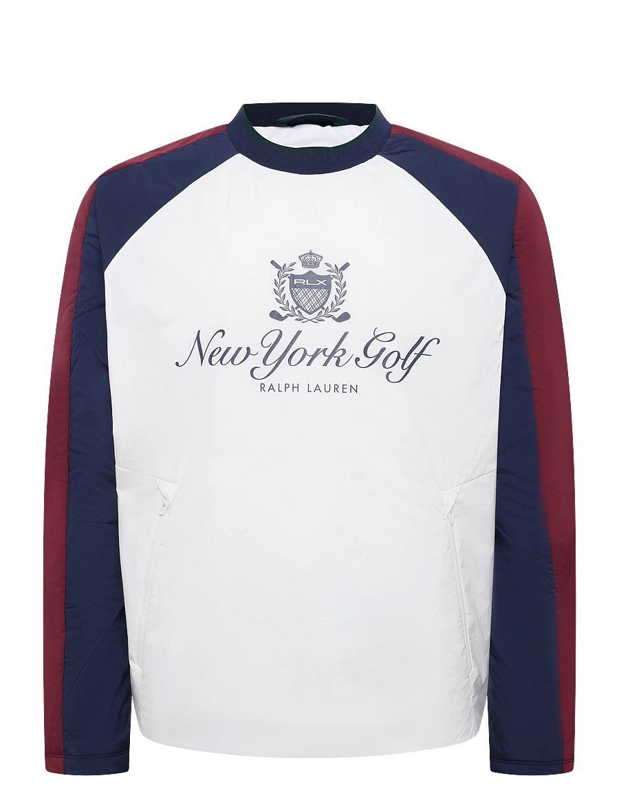 Ralph Lauren Golf - LTWT CRP FLT STRTCH-WVN-PULLOVER - golf-jacken - deckwash white mu - 0